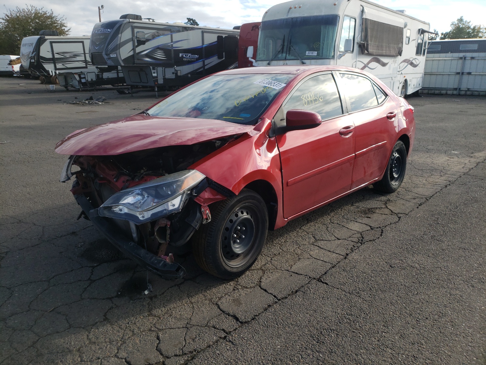 Photo 2 from auction – 2015 TOYOTA COROLLA L with VIN 5YFBURHE3FP204131