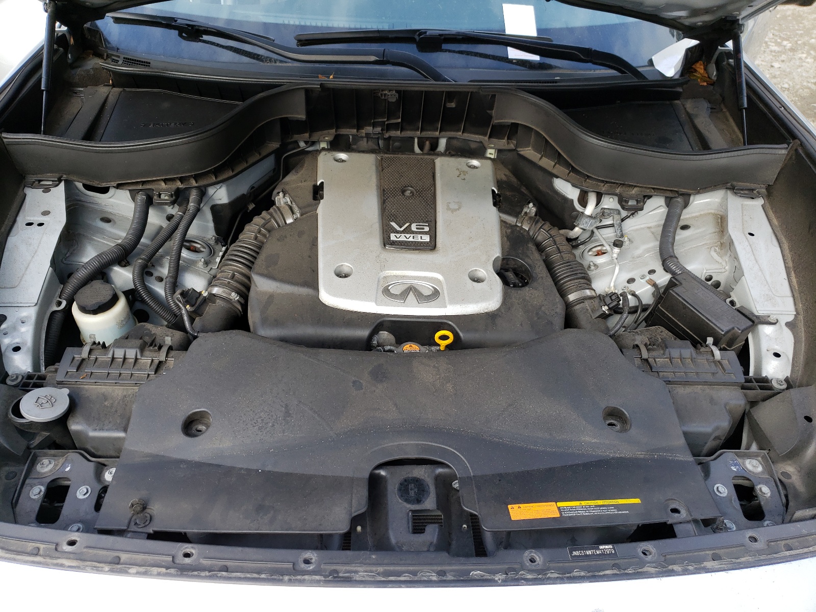 Photo 7 from auction – 2014 INFINITI QX70 with VIN JN8CS1MW7EM412979