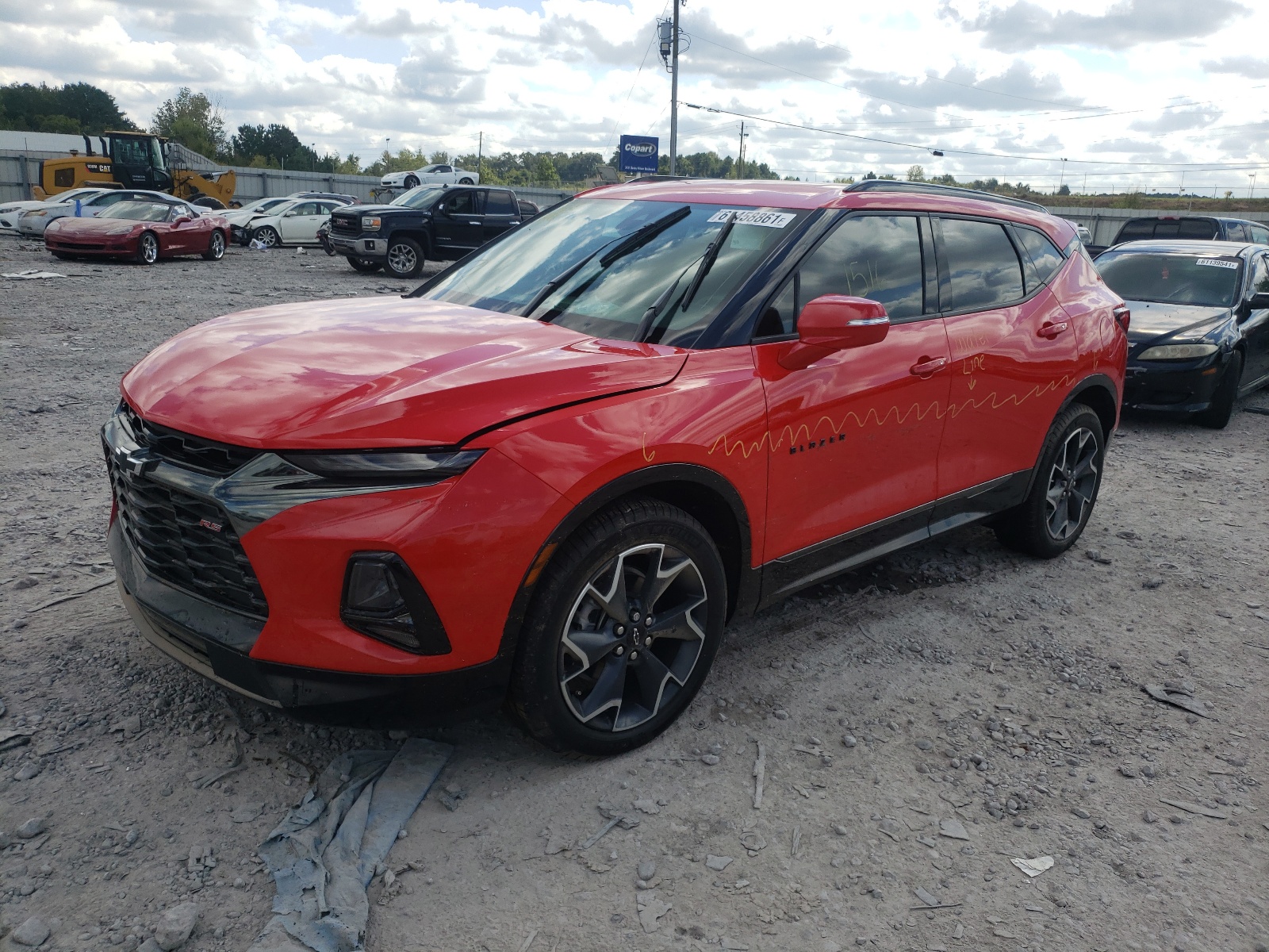 Photo 2 from auction – 2021 CHEVROLET BLAZER RS with VIN 3GNKBKRS3MS544906