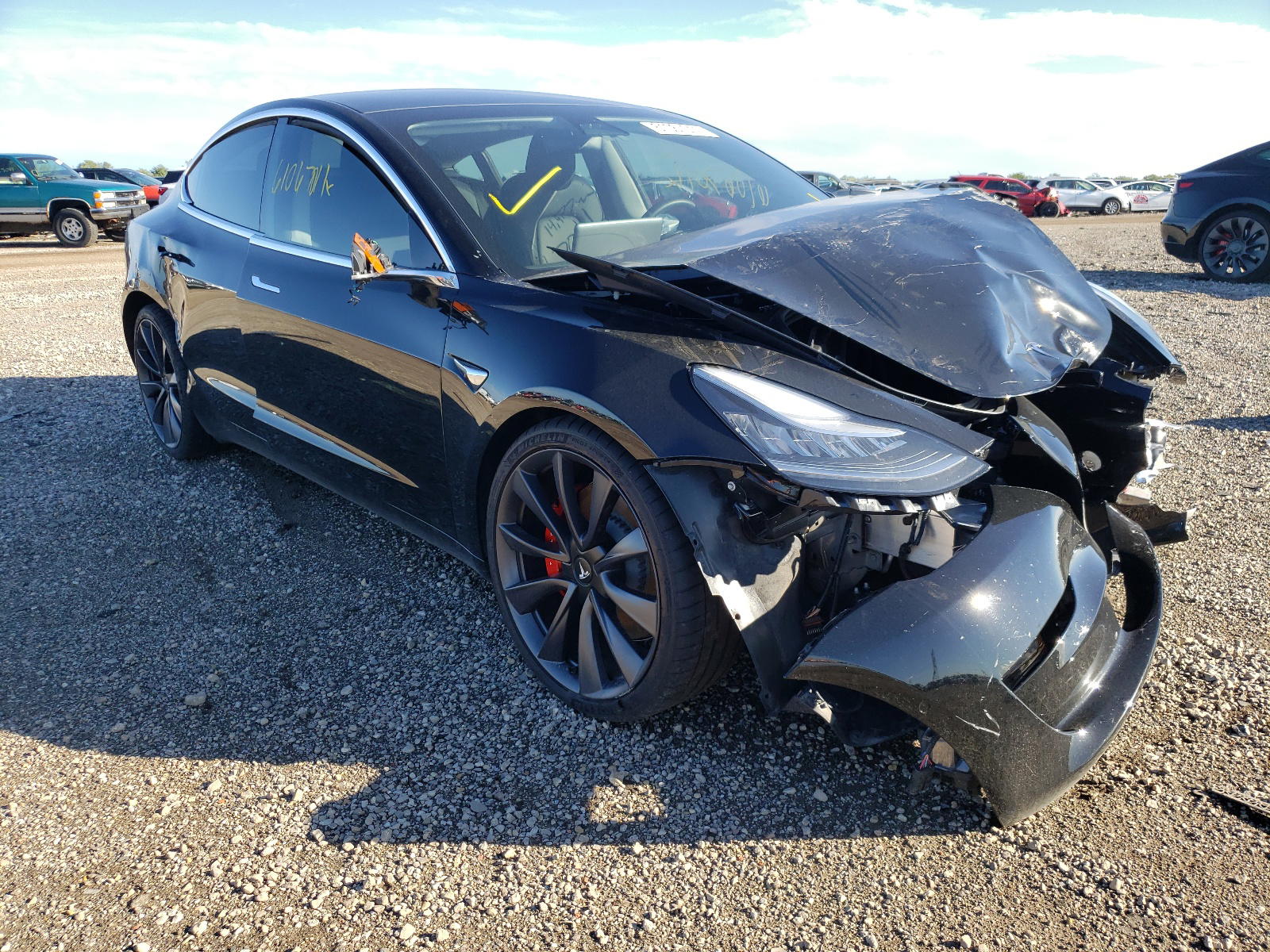 TESLA MODEL 3 2020 with VIN 5YJ3E1EC5LF713098 - Photo from auction
