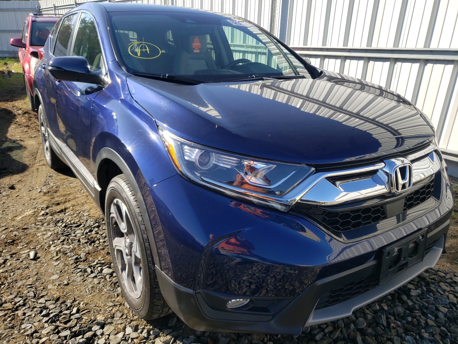 HONDA CR-V EX 2019 with VIN 7FARW2H54KE045095 - Photo from auction