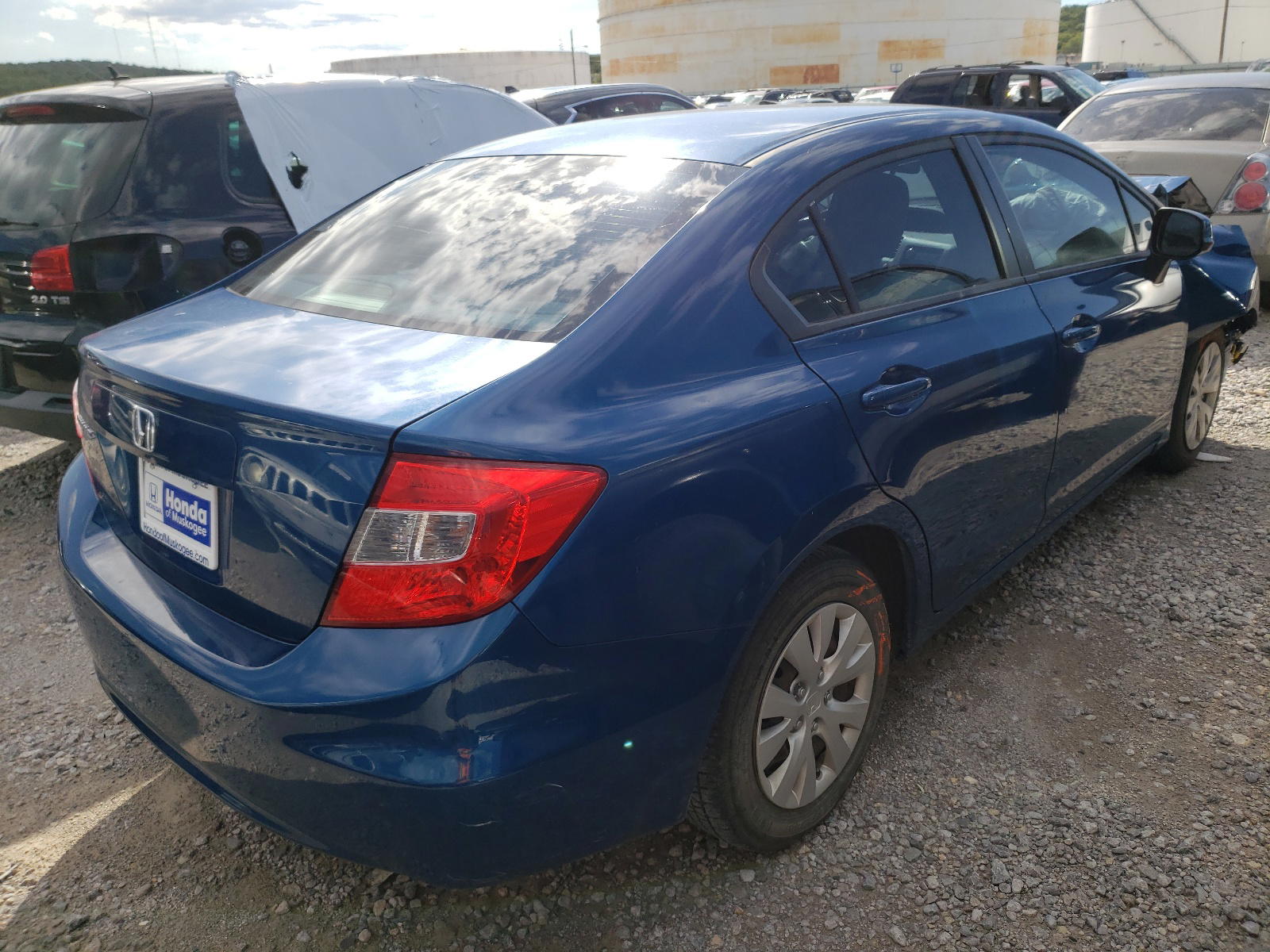 Photo 4 from auction – 2012 HONDA CIVIC LX with VIN 2HGFB2F56CH558763