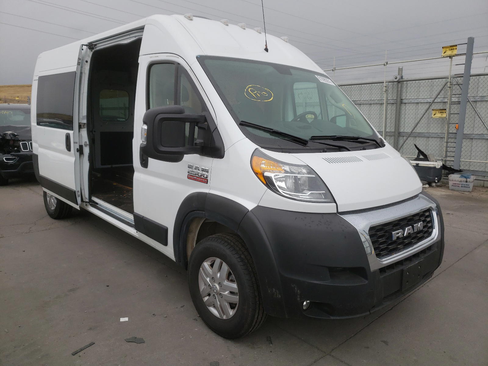 RAM PROMASTER 2021 with VIN 3C6LRVDG7ME513080 - Photo from auction