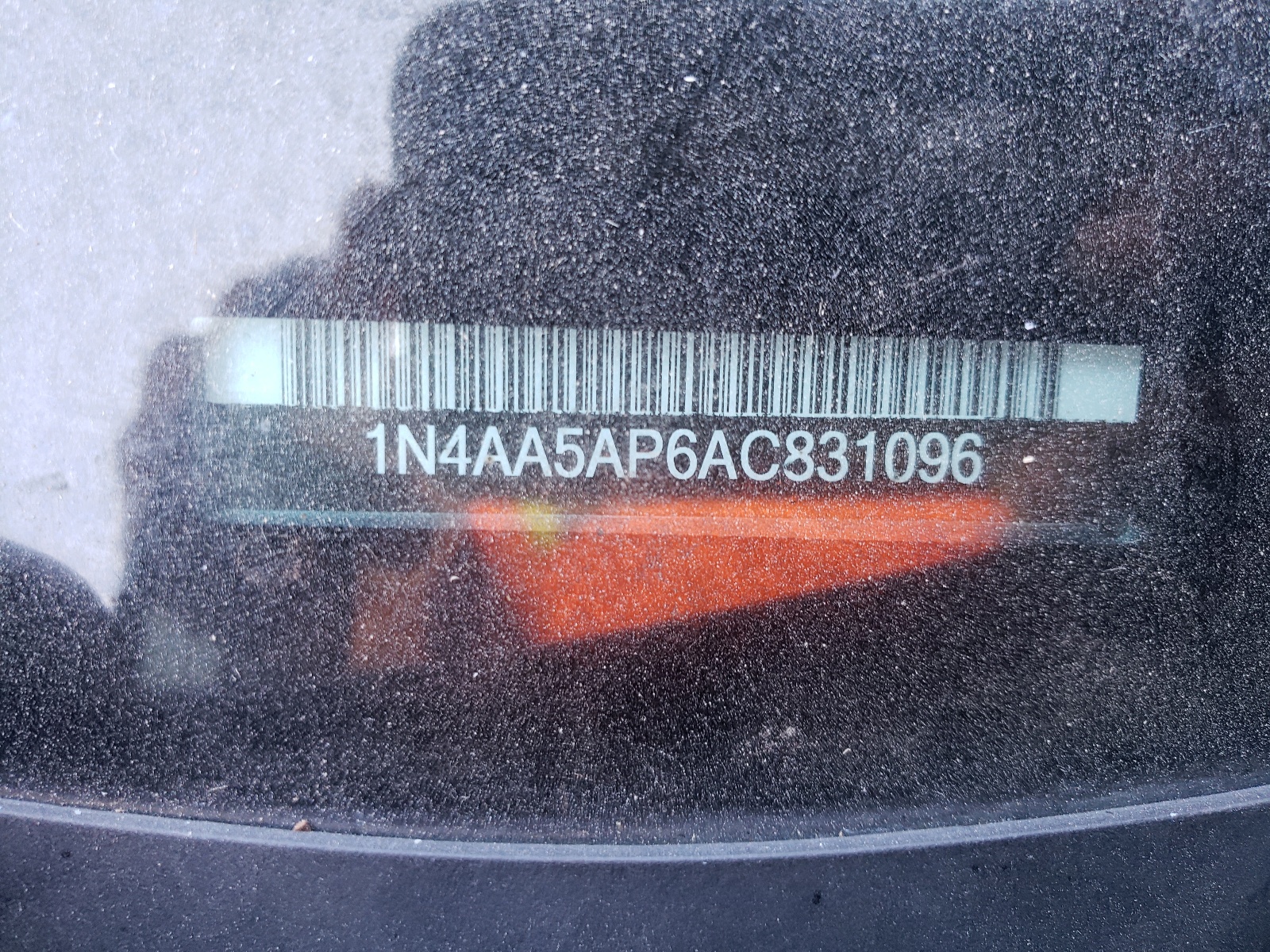 Photo 10 from auction – 2010 NISSAN MAXIMA S with VIN 1N4AA5AP6AC831096