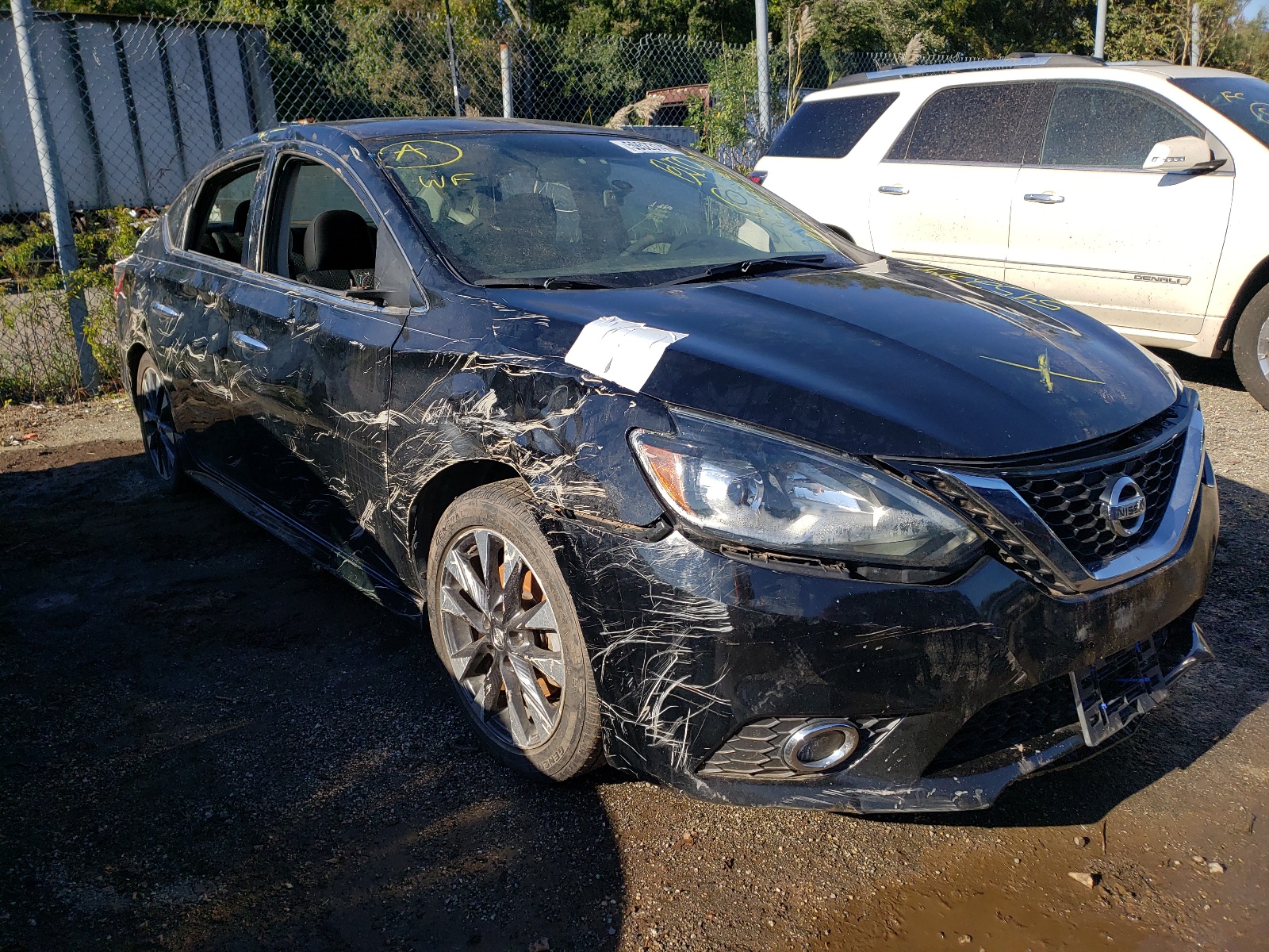 NISSAN SENTRA SR 2017 with VIN 3N1CB7AP5HY396684 - Photo from auction