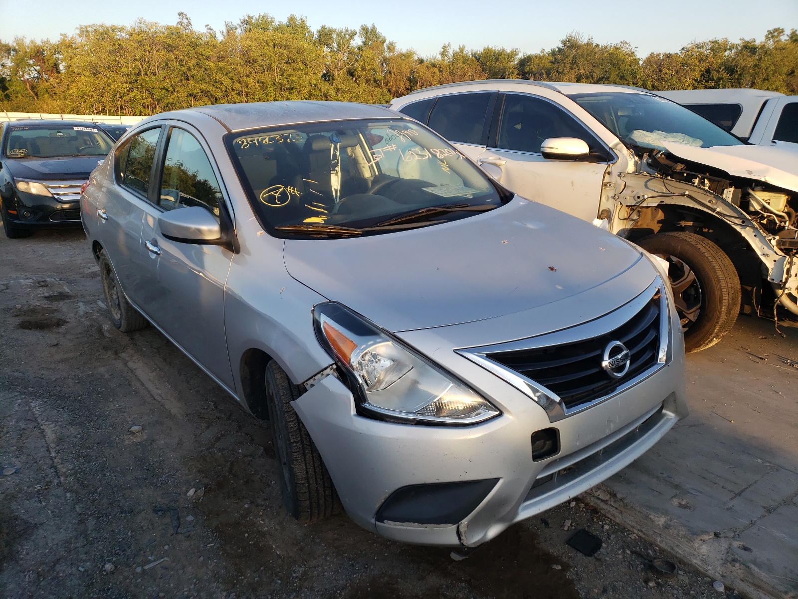 NISSAN VERSA S 2015 with VIN 3N1CN7AP9FL842370 - Photo from auction