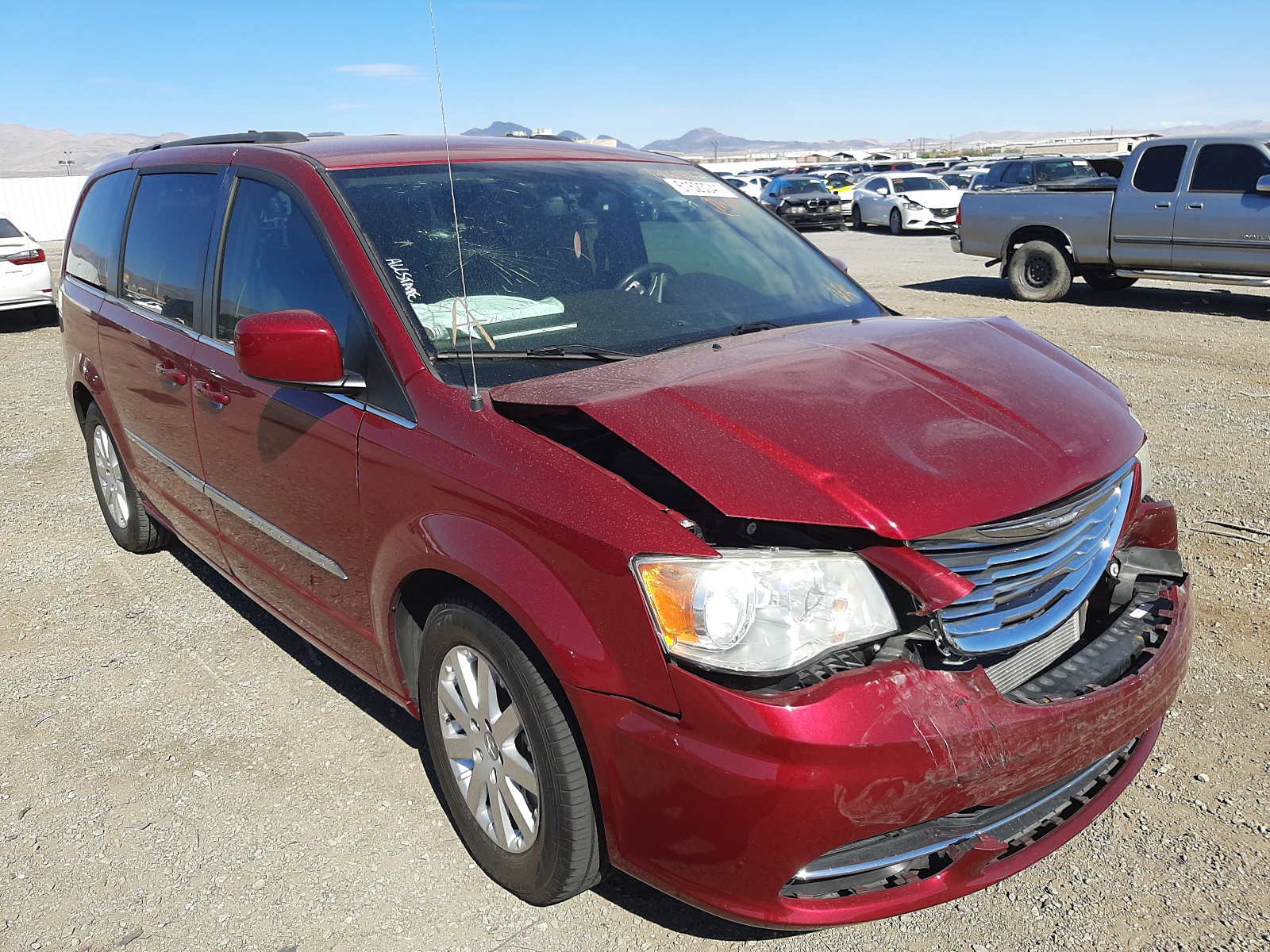 CHRYSLER TOWN & COU 2014 with VIN 2C4RC1BG6ER421572 - Photo from auction