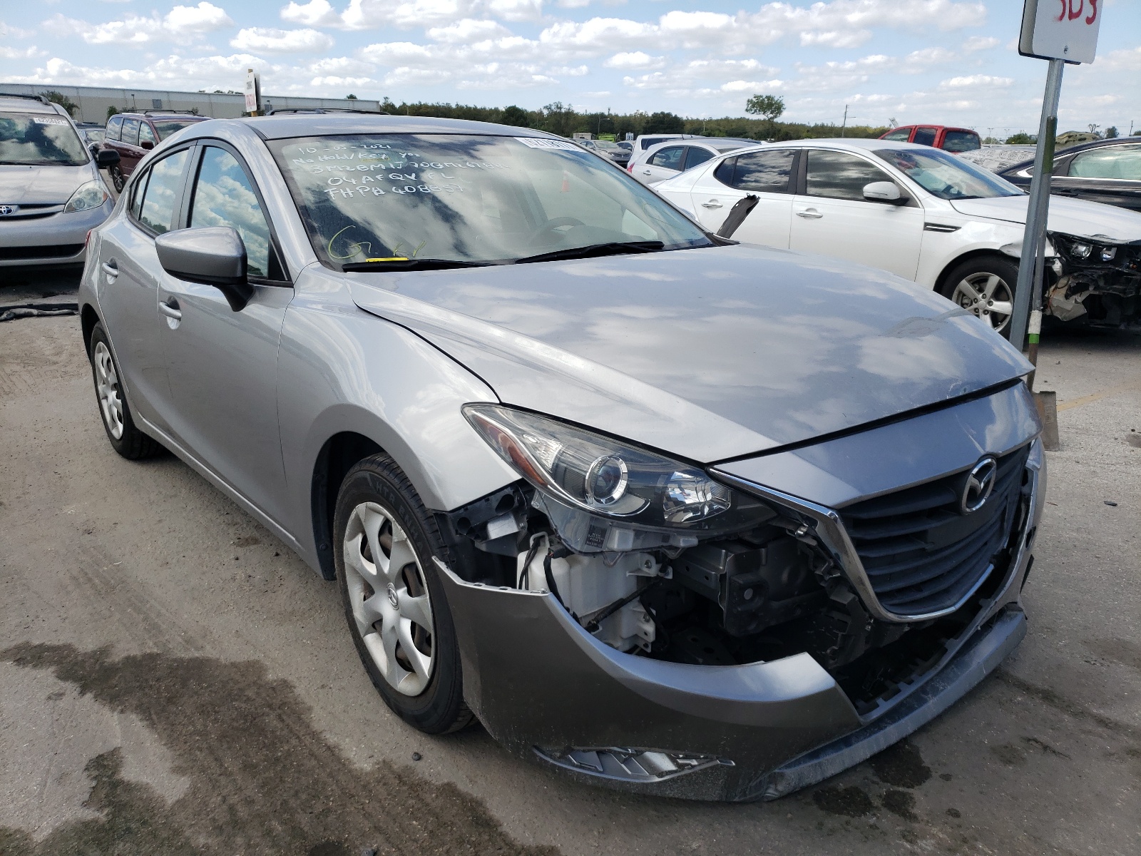 Photo 1 from auction – 2016 MAZDA 3 SPORT with VIN 3MZBM1J70GM267884