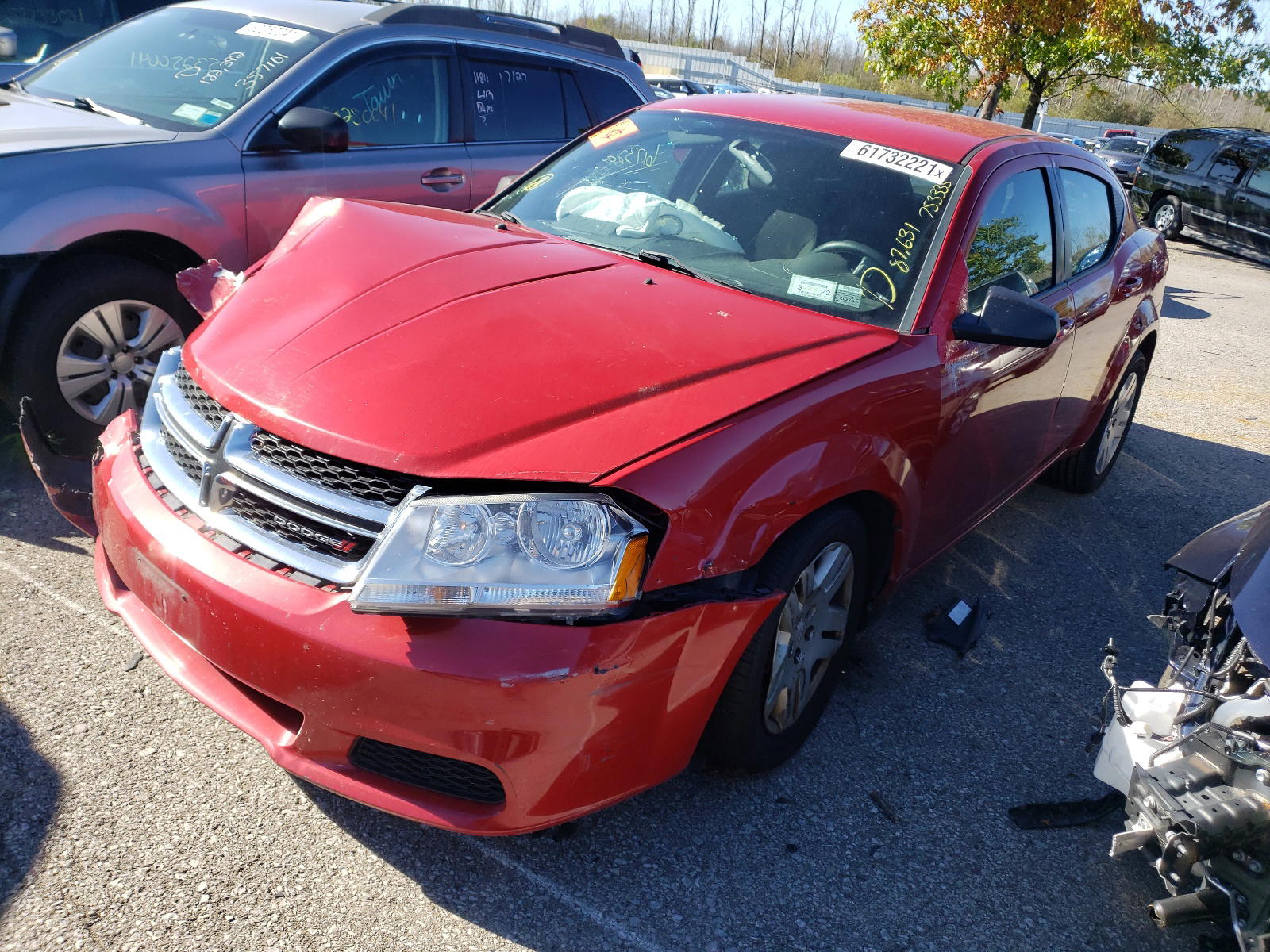 Photo 2 from auction – 2013 DODGE AVENGER SE with VIN 1C3CDZAB9DN753335