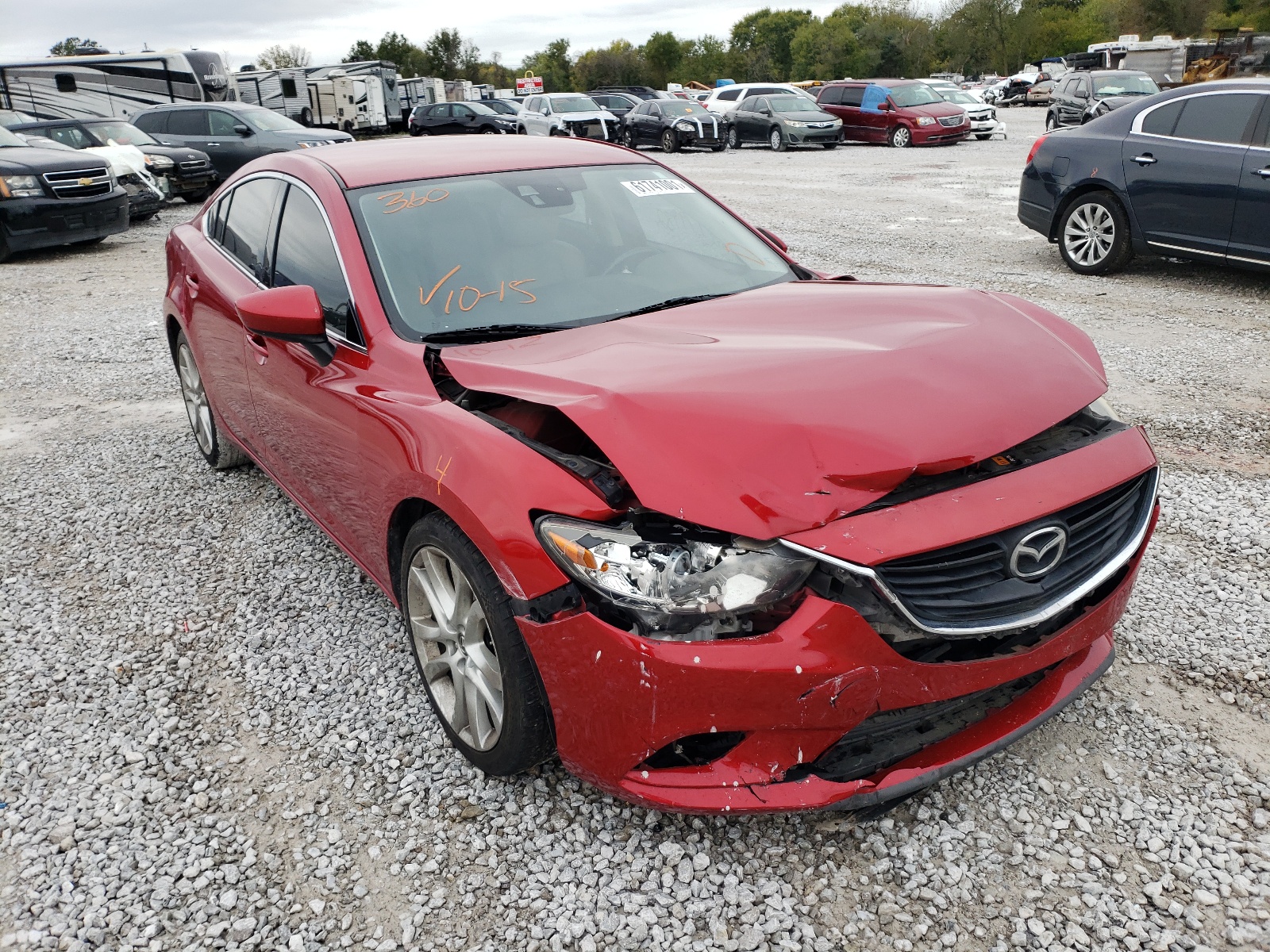MAZDA 6 TOURING 2014 with VIN JM1GJ1T67E1136550 - Photo from auction
