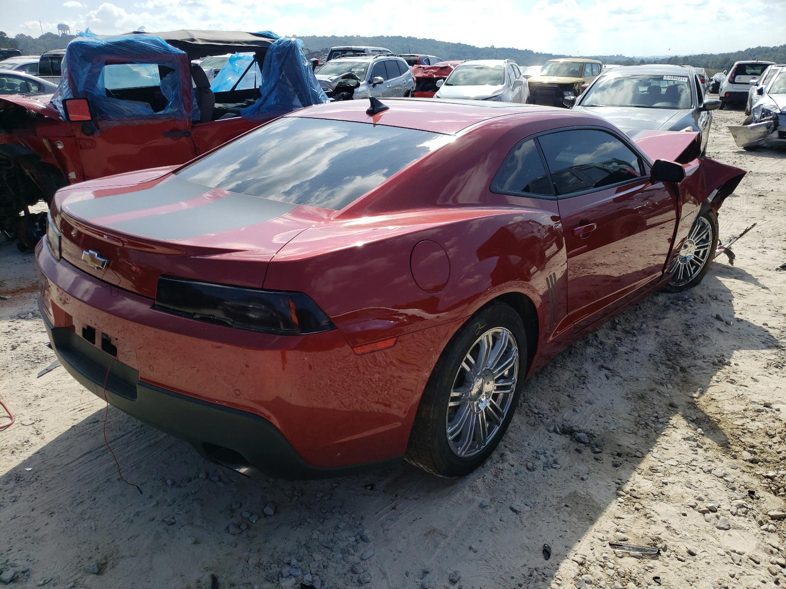 Photo 4 from auction – 2015 CHEVROLET CAMARO LT with VIN 2G1FF1E30F9173459