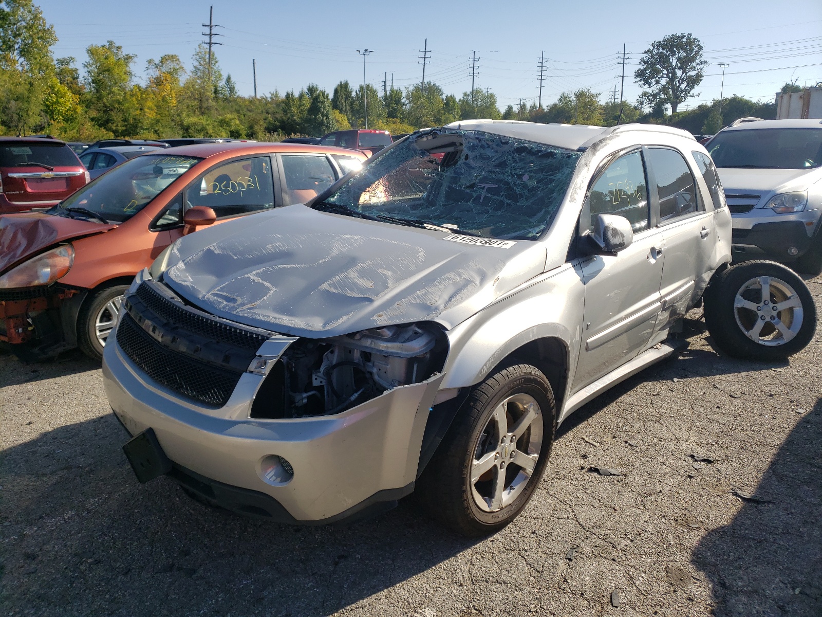 Photo 9 from auction – 2007 CHEVROLET EQUINOX LT with VIN 2CNDL63F876082505