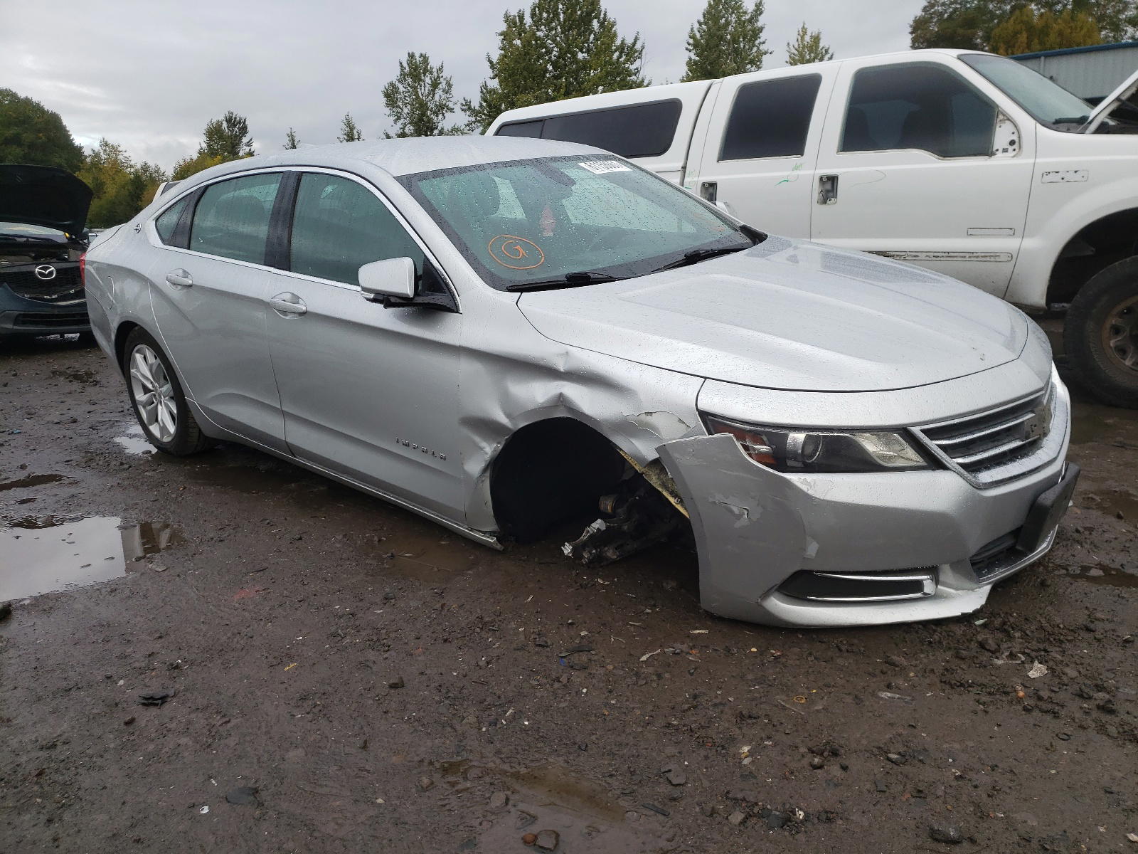 CHEVROLET IMPALA LT 2017 with VIN 2G1105SA8H9129587 - Photo from auction