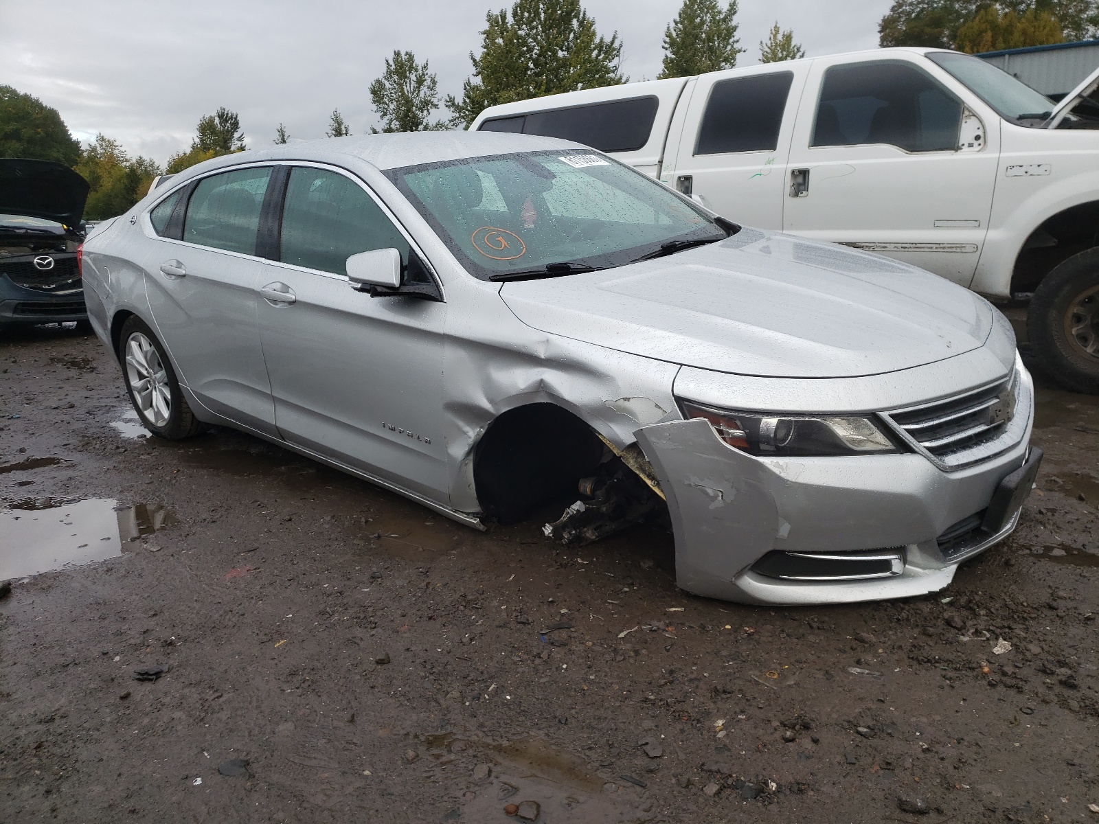 CHEVROLET IMPALA LT 2017 مع رقم تعريف المركبة 2G1105SA8H9129587 - صورة من المزاد