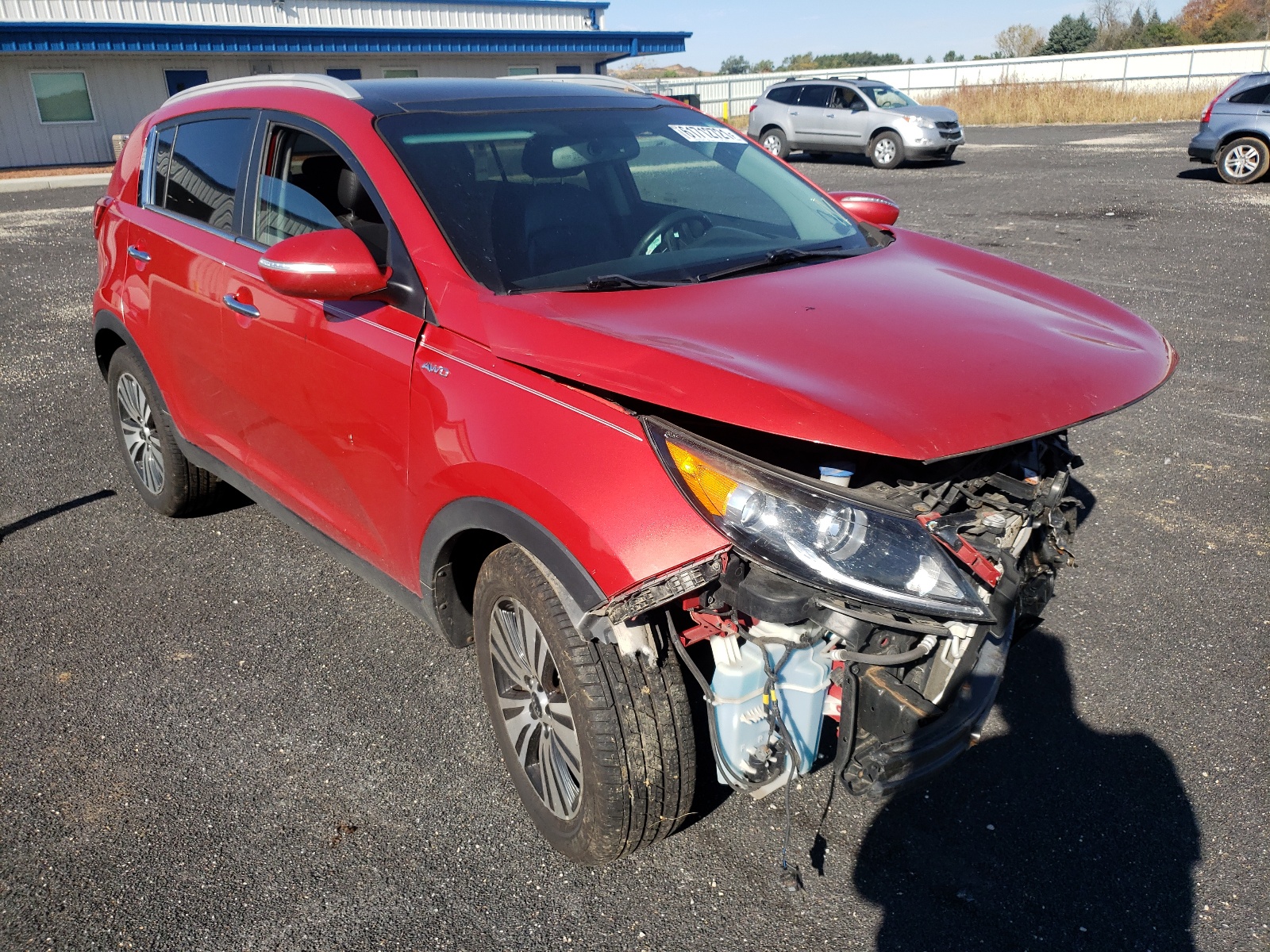 KIA SPORTAGE 2014 with VIN KNDPCCACXE7652218 - Photo from auction