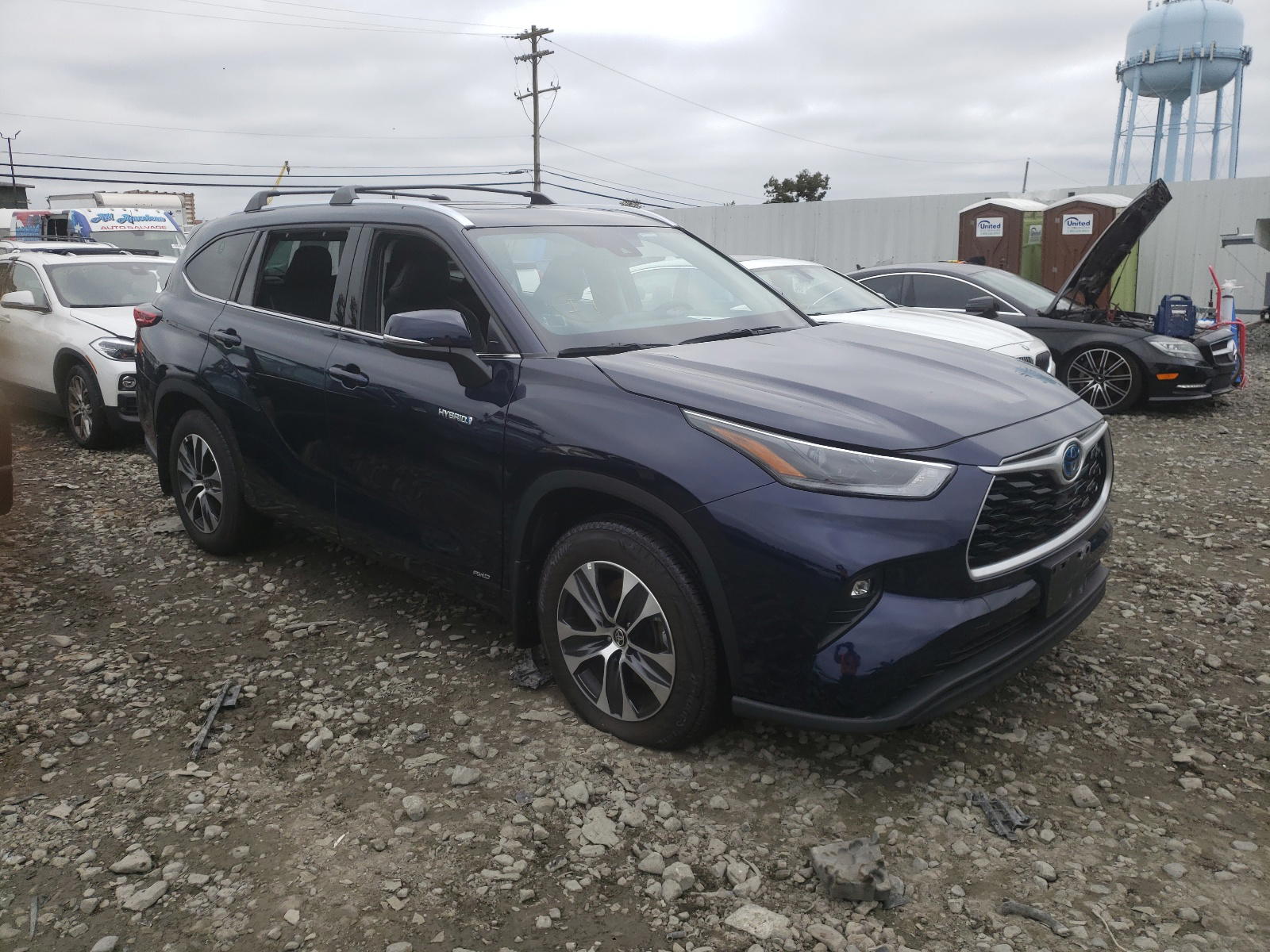 TOYOTA HIGHLANDER 2021 with VIN 5TDGBRCH6MS525842 - Photo from auction