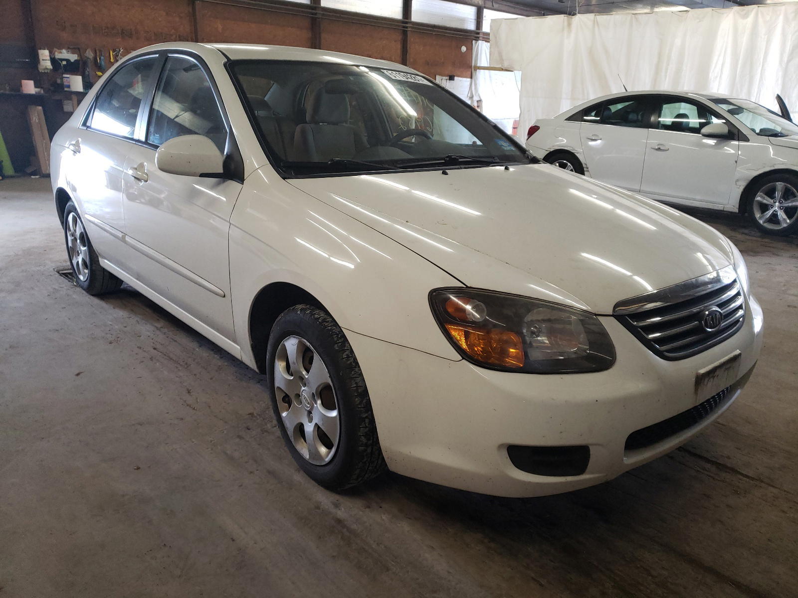 KIA SPECTRA EX 2009 with VIN KNAFE222595654883 - Photo from auction