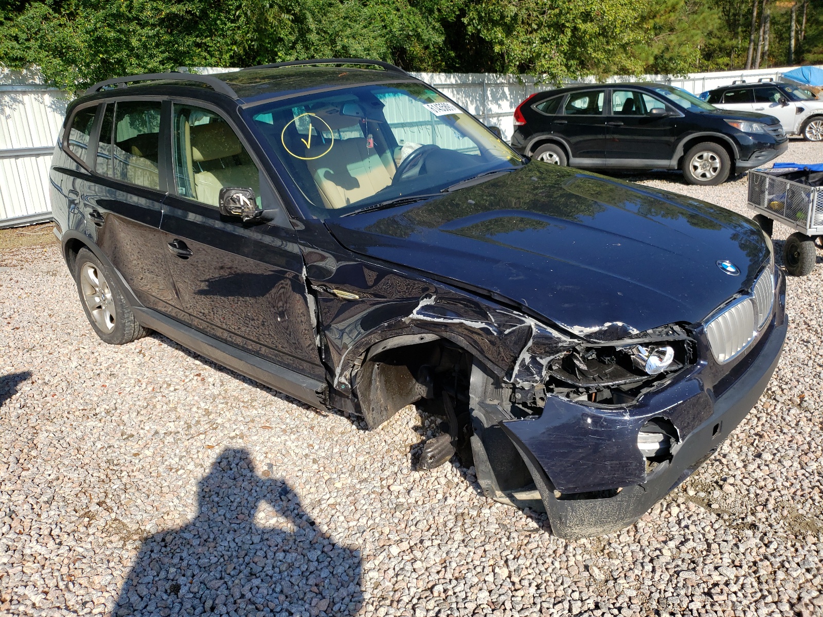 Photo 9 from auction – 2008 BMW X3 3.0SI with VIN WBXPC93438WJ15230