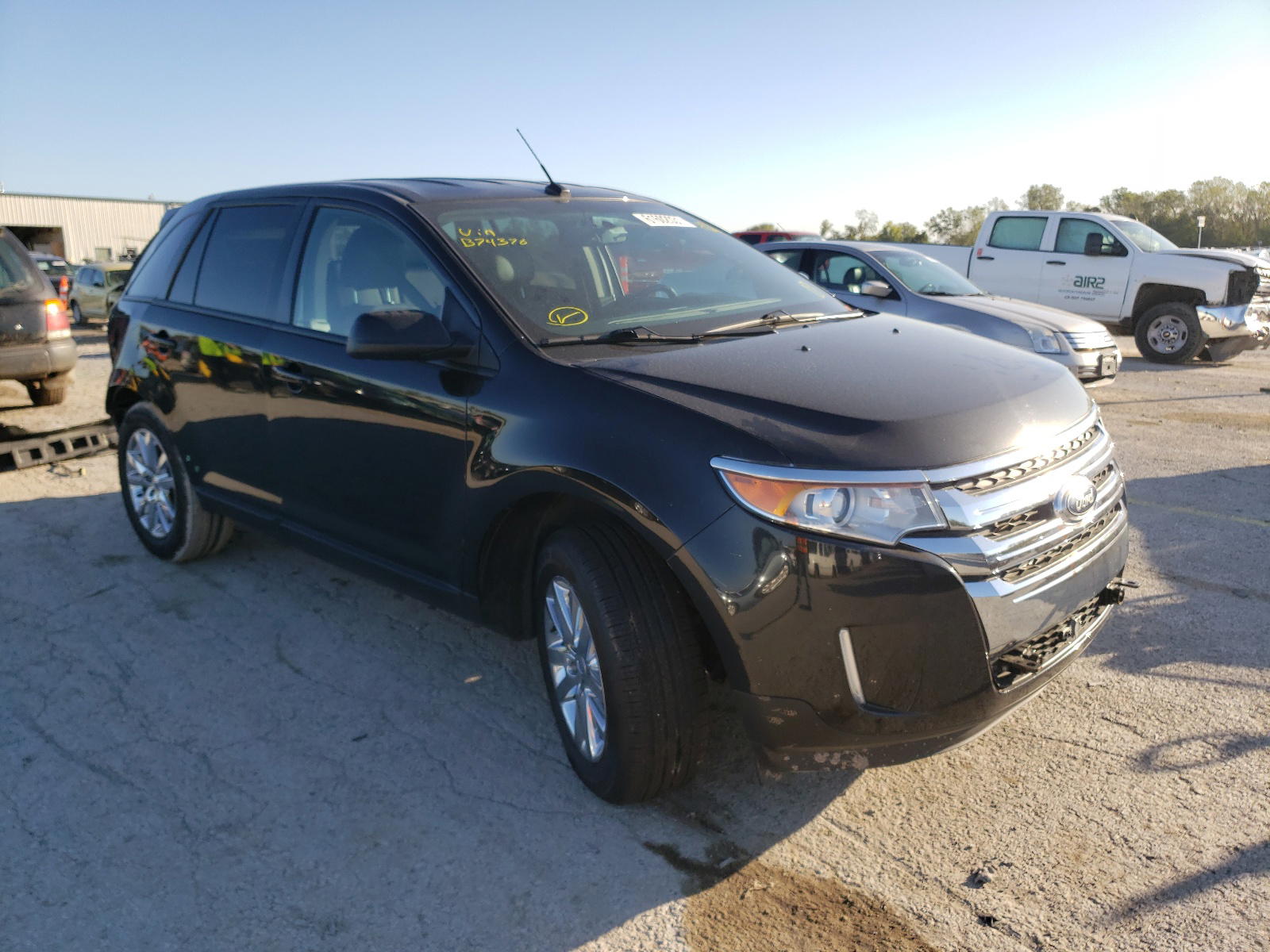 FORD EDGE SEL 2014 with VIN 2FMDK3JC3EBB74376 - Photo from auction