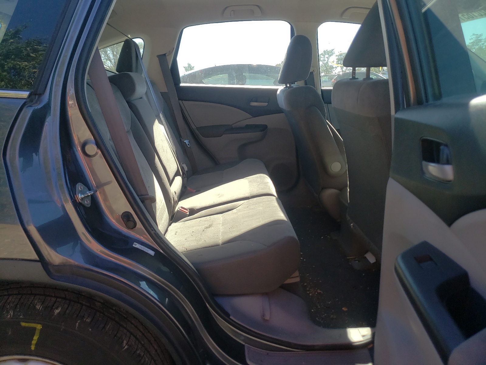 Photo 6 from auction – 2013 HONDA CR-V LX with VIN 2HKRM4H36DH609491