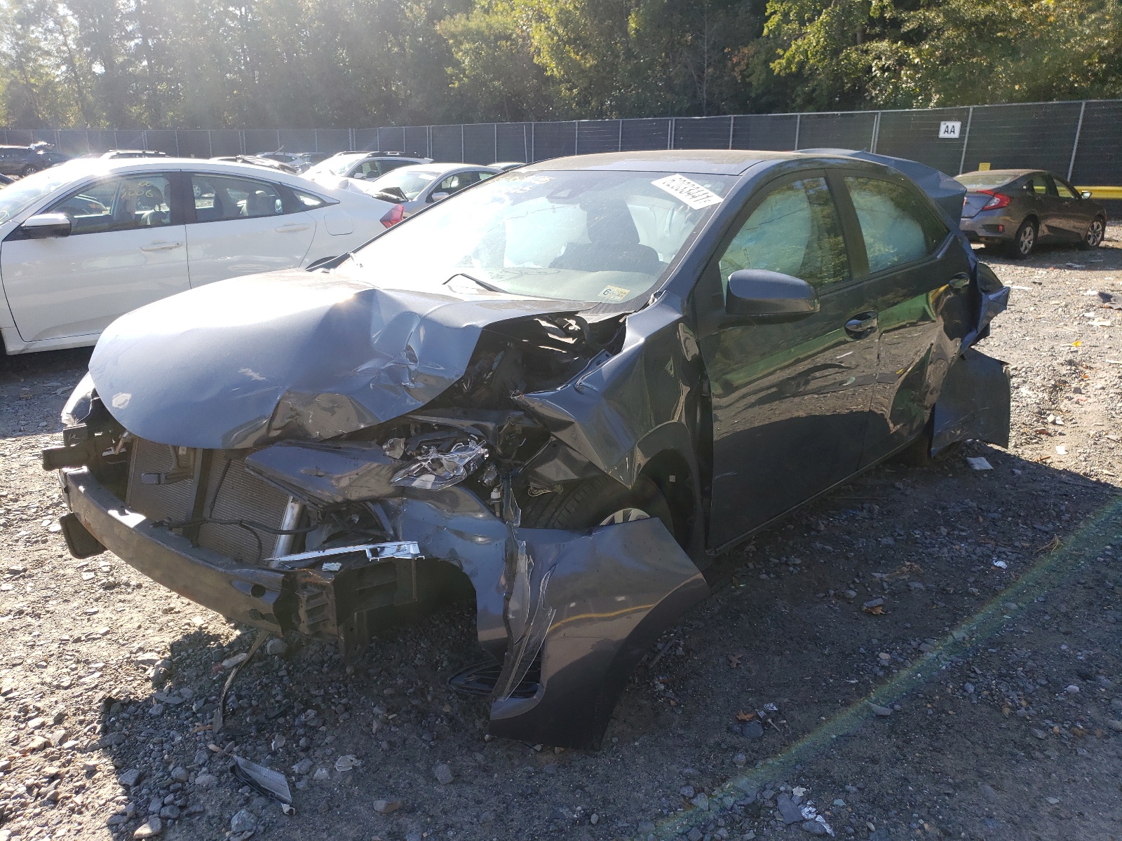 Photo 2 from auction – 2017 TOYOTA COROLLA L with VIN 2T1BURHE1HC882606