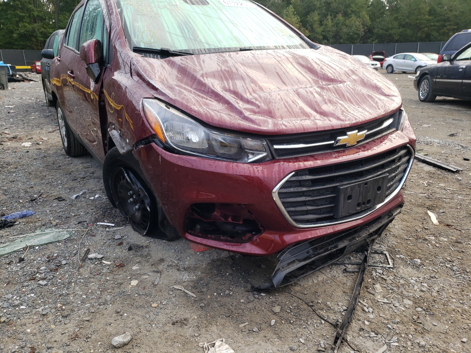 Photo 9 from auction – 2017 CHEVROLET TRAX LS with VIN 3GNCJKSB9HL165684