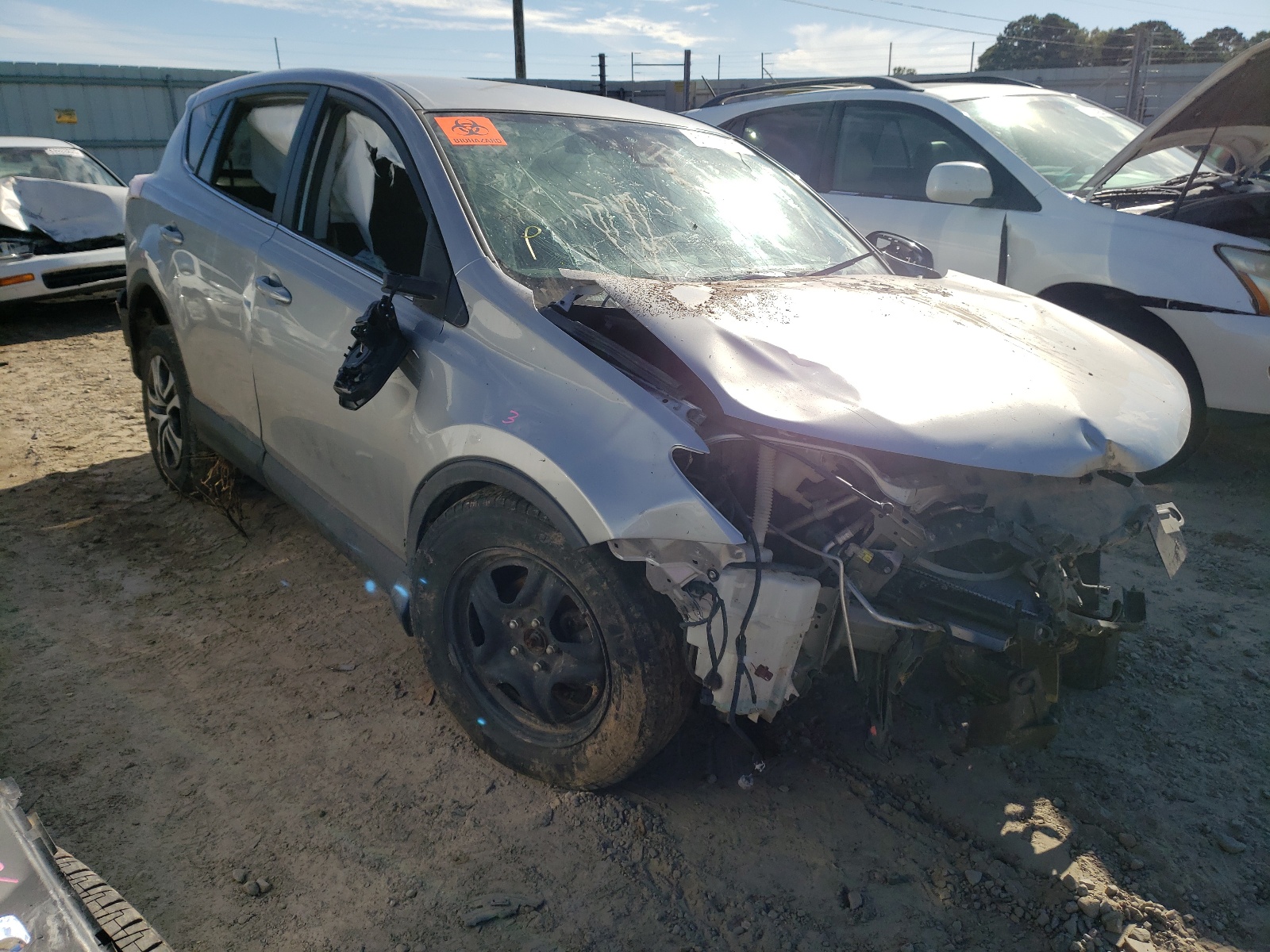 TOYOTA RAV4 LE 2018 with VIN 2T3ZFREV9JW422604 - Photo from auction