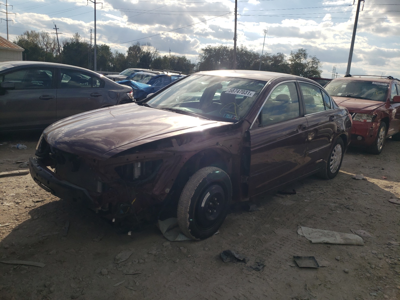 Photo 15 from auction – 2012 HONDA ACCORD LX with VIN 1HGCP2F39CA089587