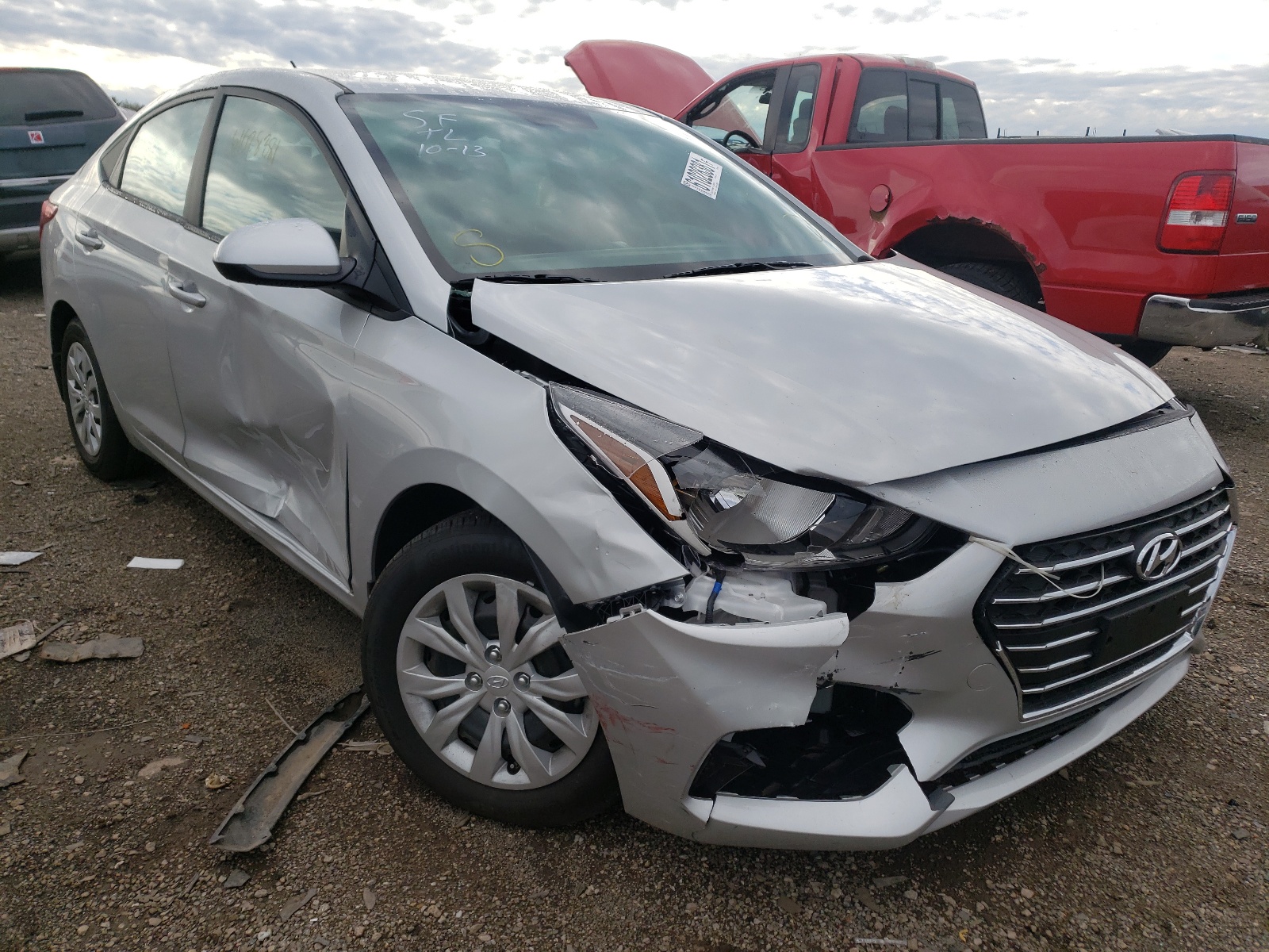 Photo 1 from auction – 2021 HYUNDAI ACCENT SE with VIN 3KPC24A65ME153472