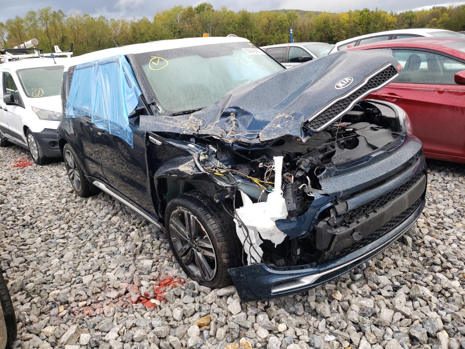 KIA SOUL + 2018 with VIN KNDJP3A55J7580219 - Photo from auction