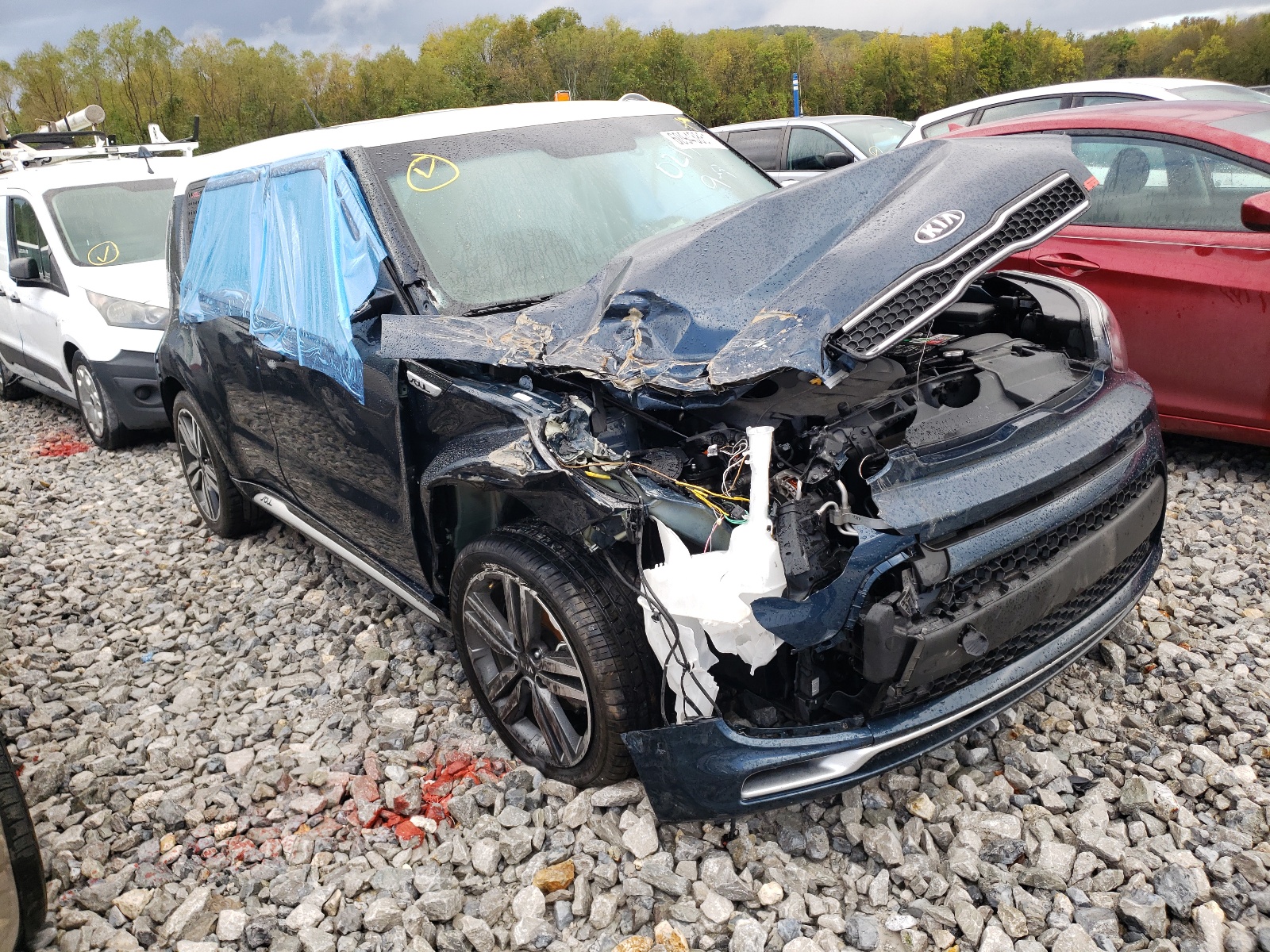 KIA SOUL + 2018 con VIN KNDJP3A55J7580219 - Foto de la subasta