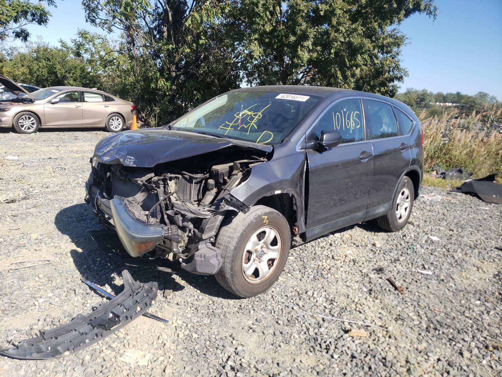 Photo 2 from auction – 2013 HONDA CR-V LX with VIN 2HKRM4H36DH609491