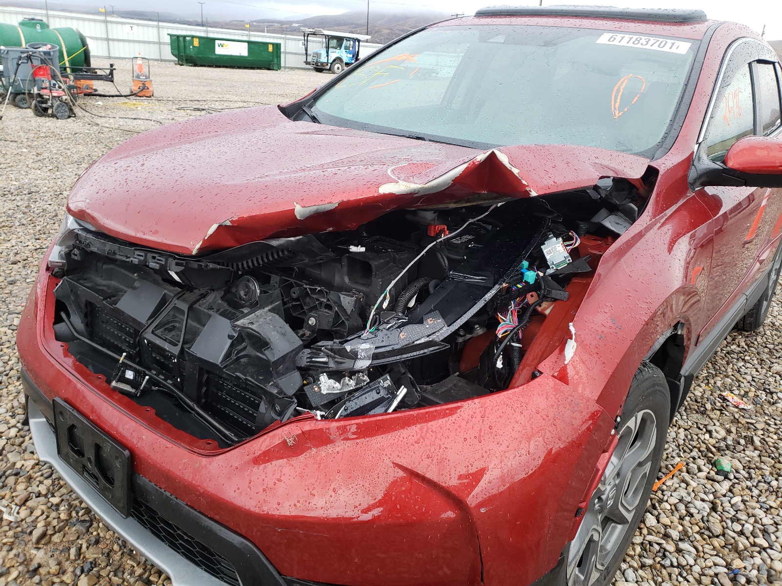 Photo 9 from auction – 2018 HONDA CR-V EX with VIN 2HKRW2H56JH656726