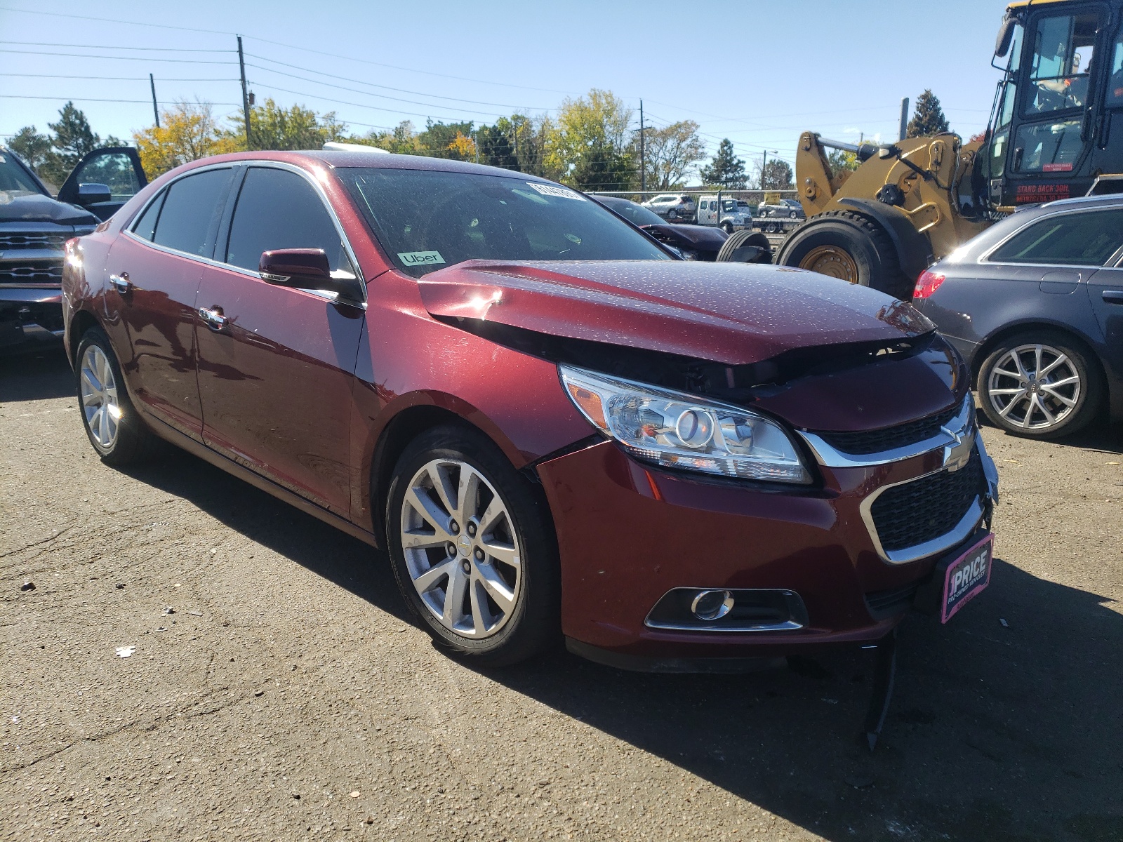 CHEVROLET MALIBU LTZ 2015 with VIN 1G11F5SLXFF316544 - Photo from auction