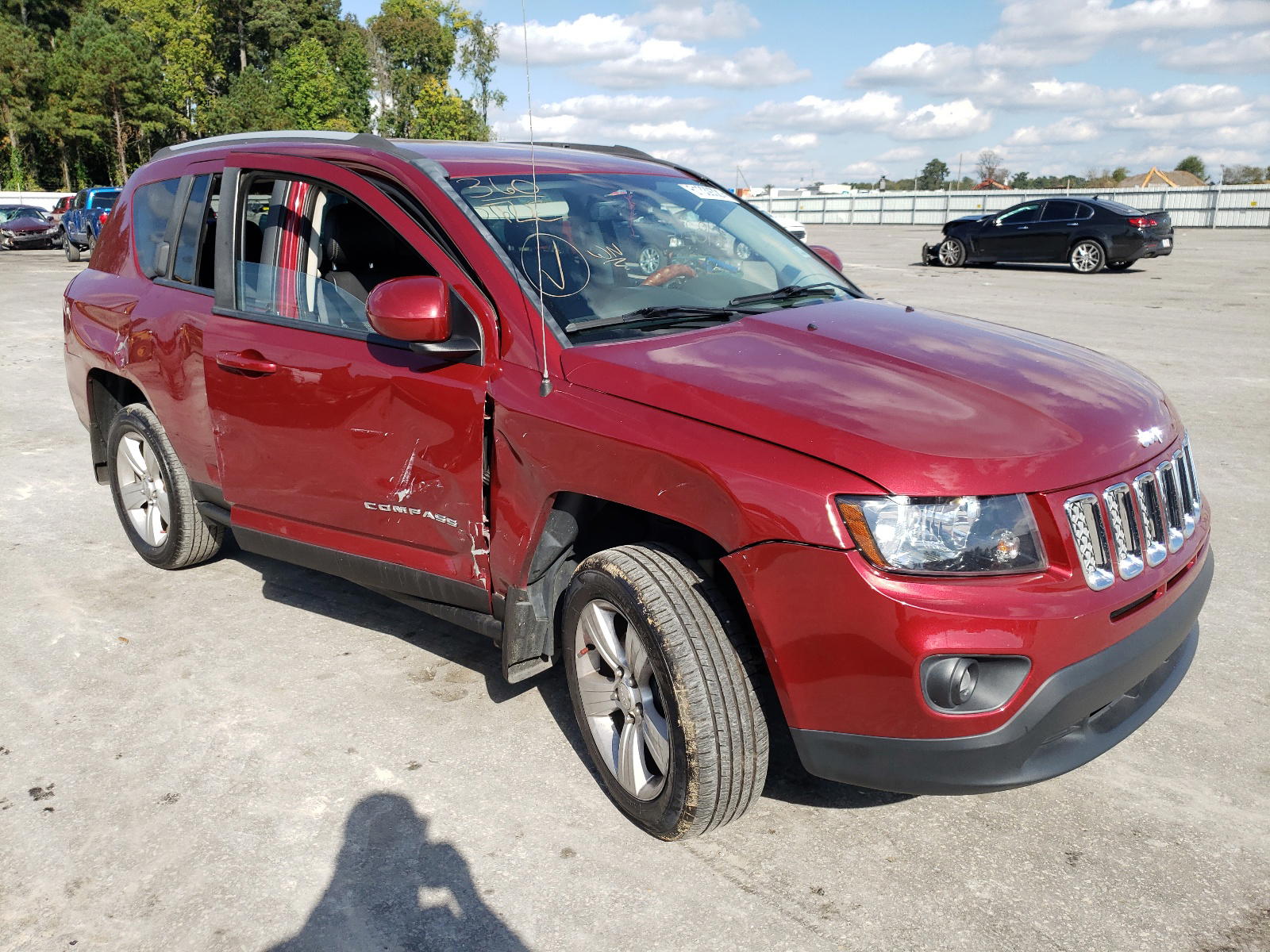 JEEP COMPASS LA 2016 with VIN 1C4NJDEBXGD597004 - Photo from auction