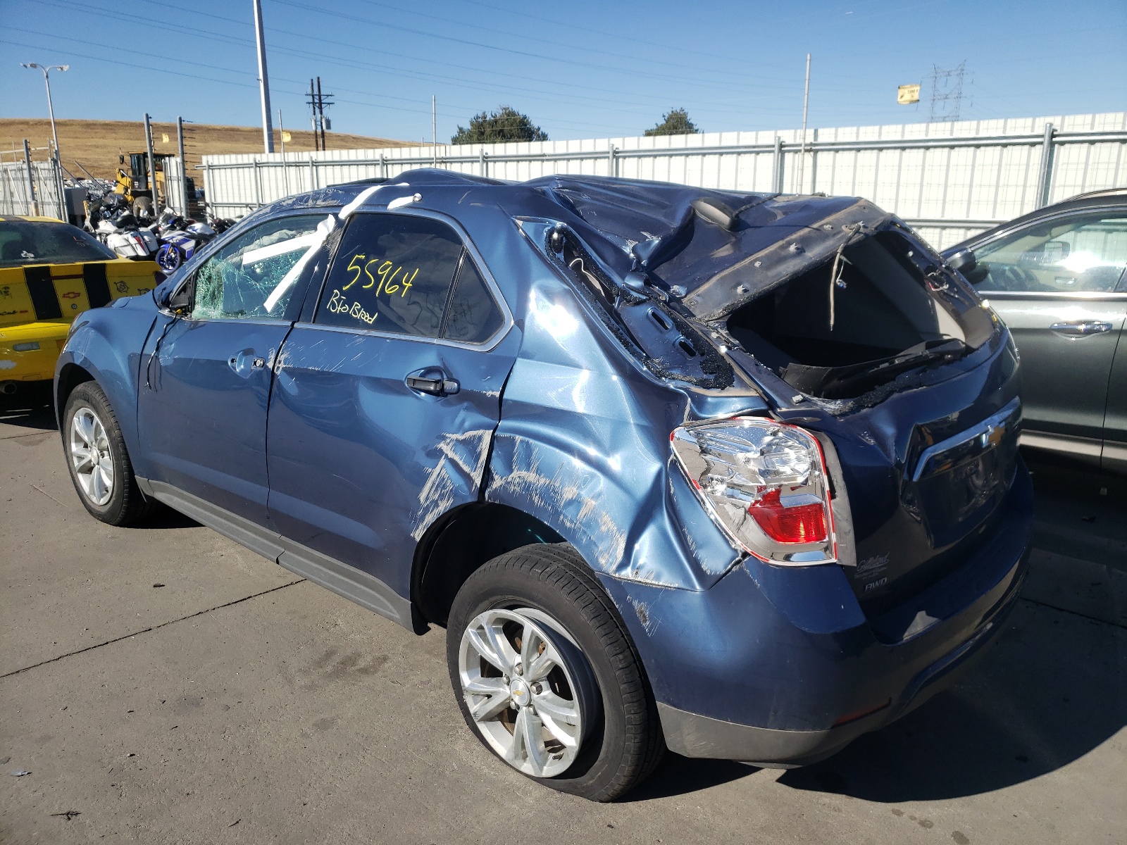 Photo 3 from auction – 2016 CHEVROLET EQUINOX LT with VIN 2GNFLFEK4G6118799