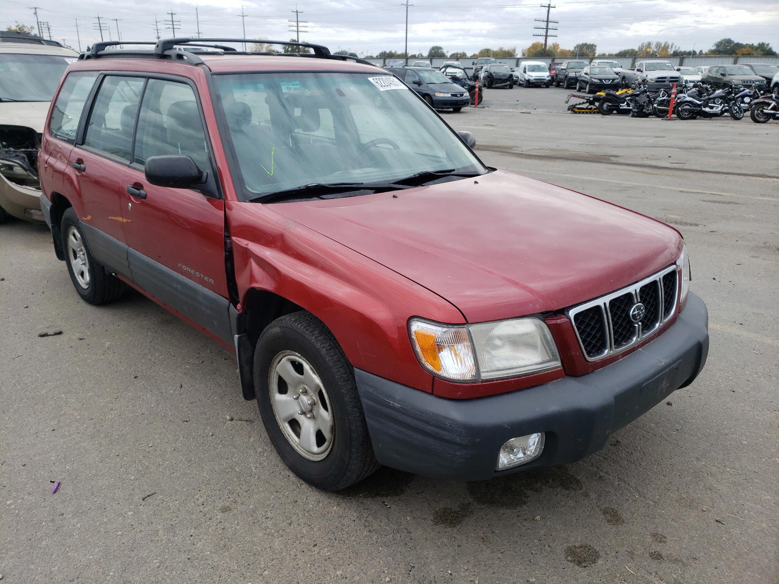 SUBARU FORESTER L 2001 with VIN JF1SF63591G768494 - Photo from auction