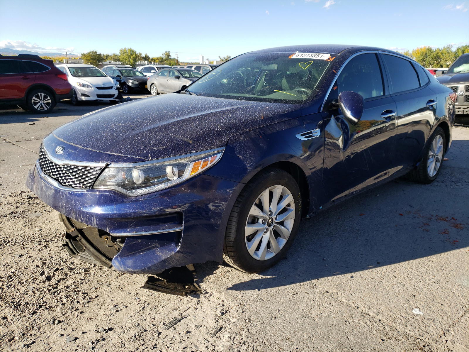 Photo 2 from auction – 2016 KIA OPTIMA EX with VIN 5XXGU4L35GG004800