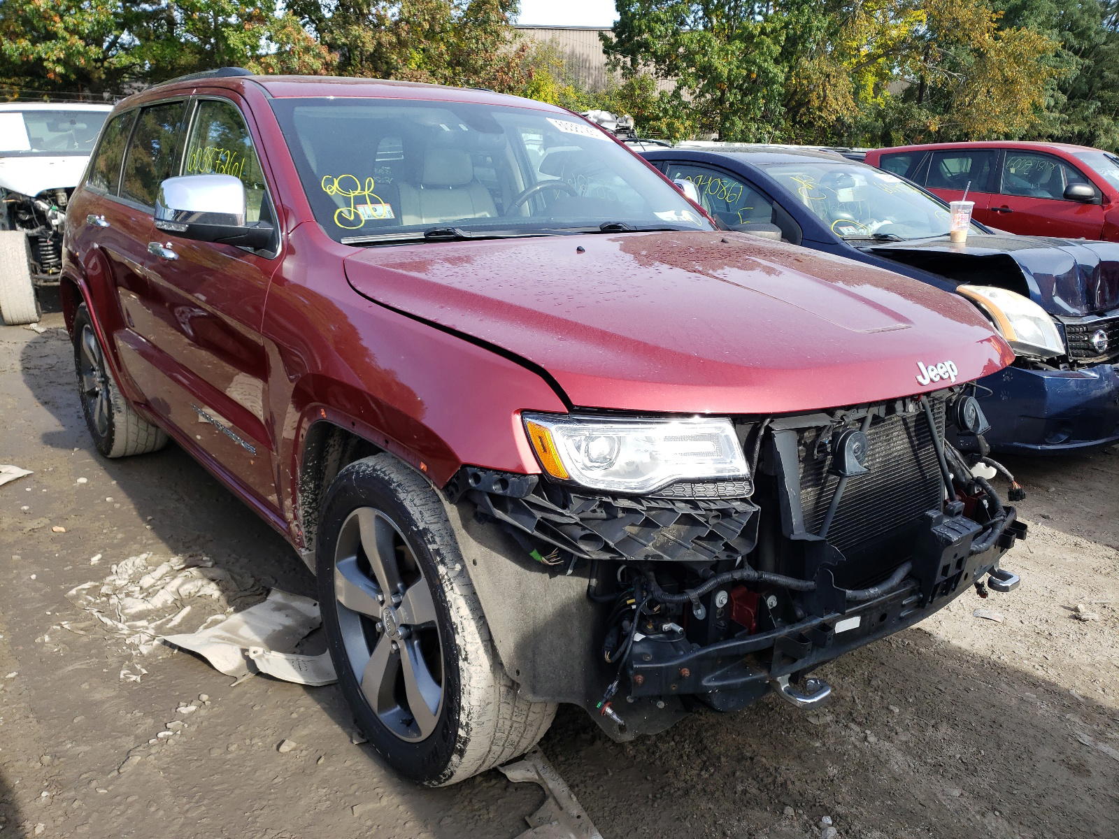 JEEP GRAND CHER 2014 with VIN 1C4RJFCG4EC580309 - Photo from auction