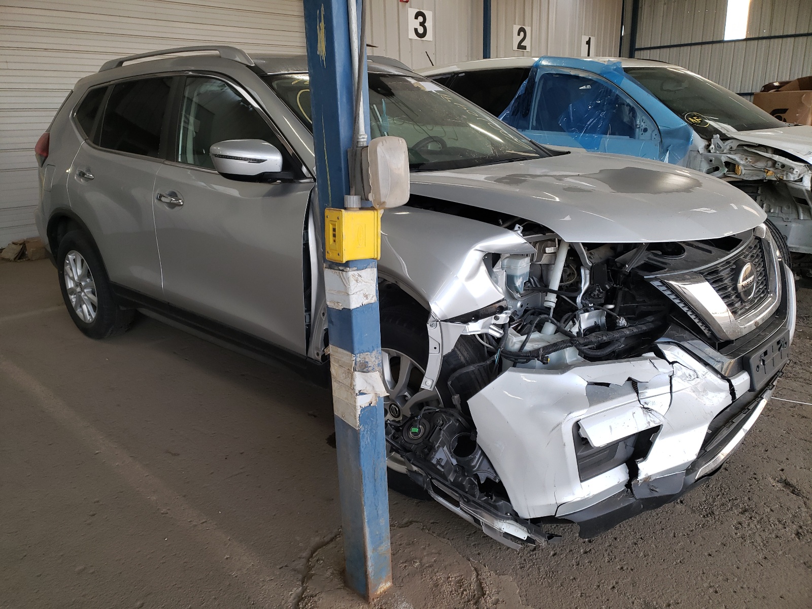NISSAN ROGUE S 2020 with VIN KNMAT2MV6LP542874 - Photo from auction