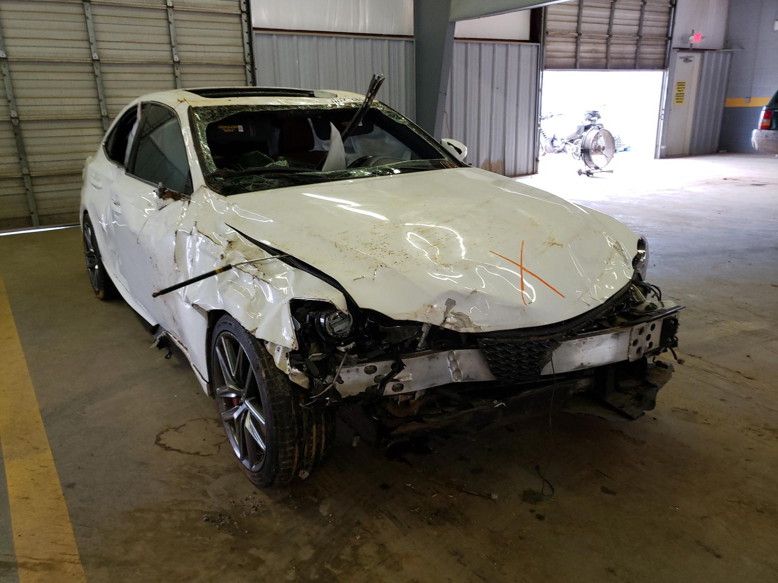 LEXUS IS 200T 2017 with VIN JTHBA1D22H5045476 - Photo from auction