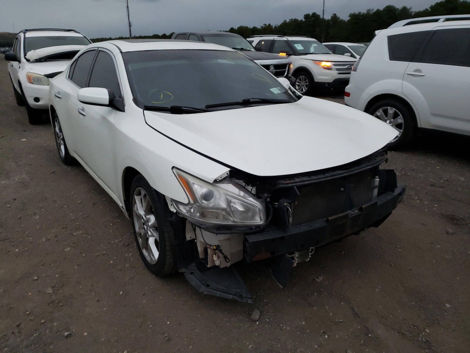 NISSAN MAXIMA S 2014 with VIN 1N4AA5AP2EC448469 - Photo from auction