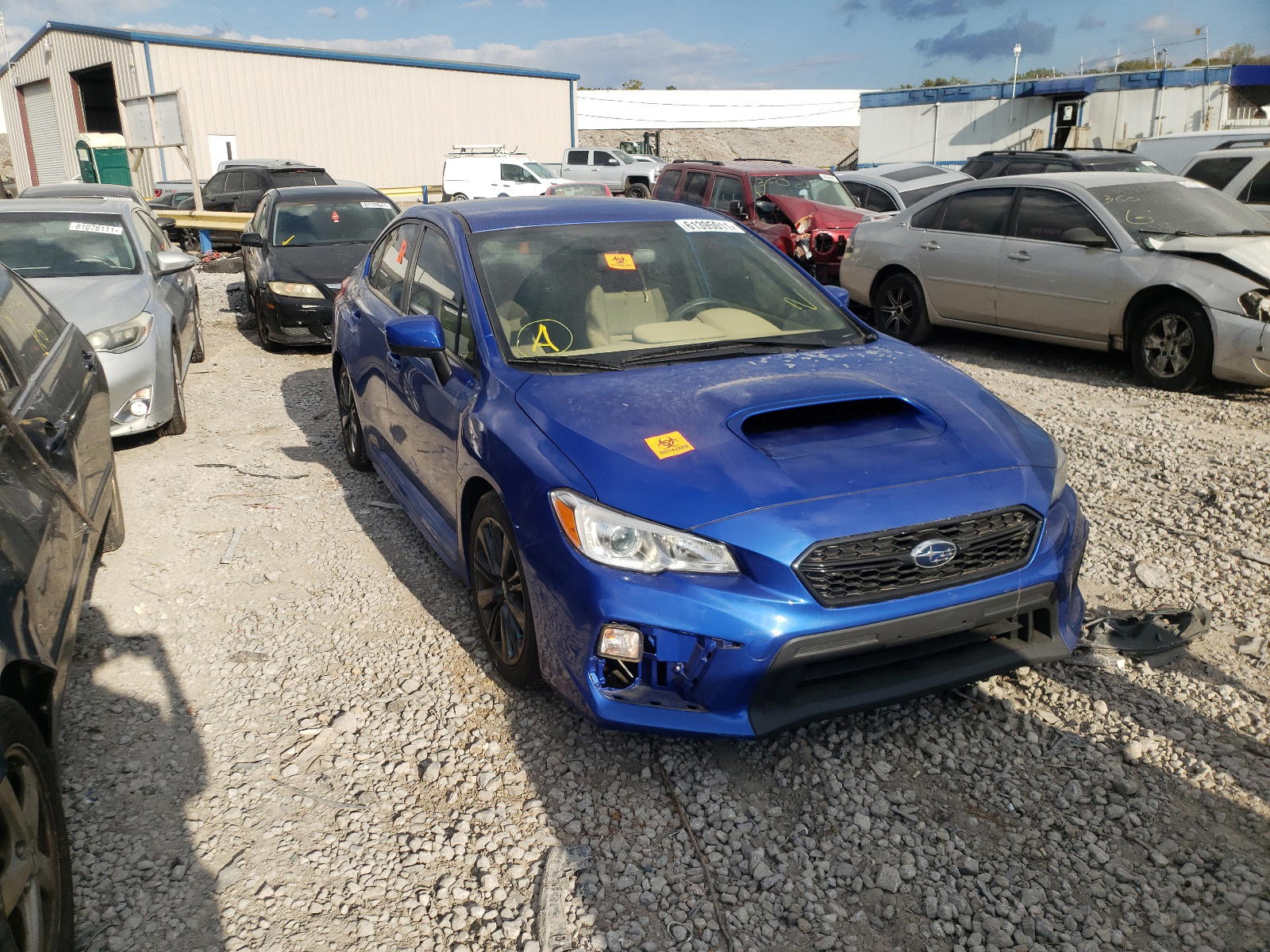 SUBARU WRX 2019 with VIN JF1VA1A62K9823819 - Photo from auction