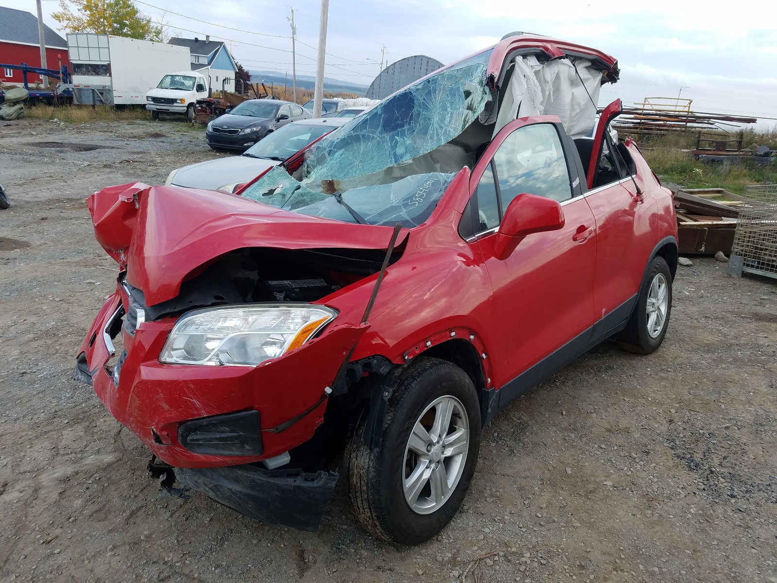 Photo 2 from auction – 2014 CHEVROLET TRAX 1LT with VIN 3GNCJLEB3EL143399