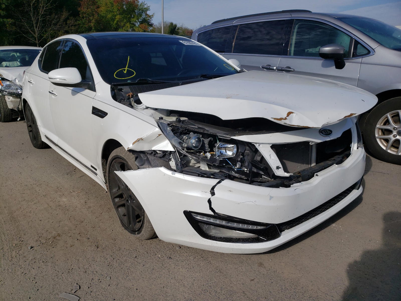 KIA OPTIMA SX 2013 with VIN 5XXGR4A67DG190530 - Photo from auction