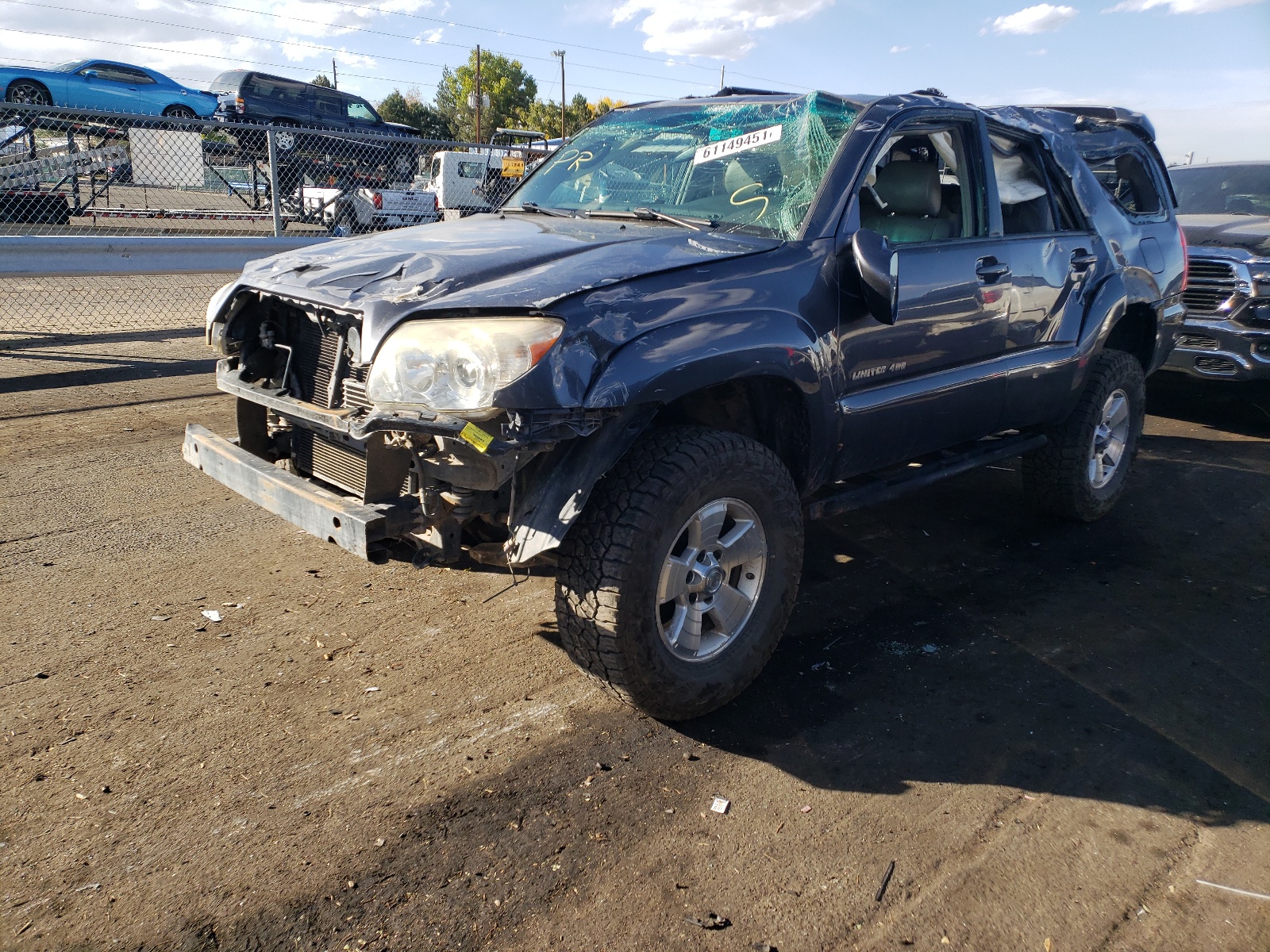 Photo 2 from auction – 2007 TOYOTA 4RUNNER LI with VIN JTEBT17R178041609