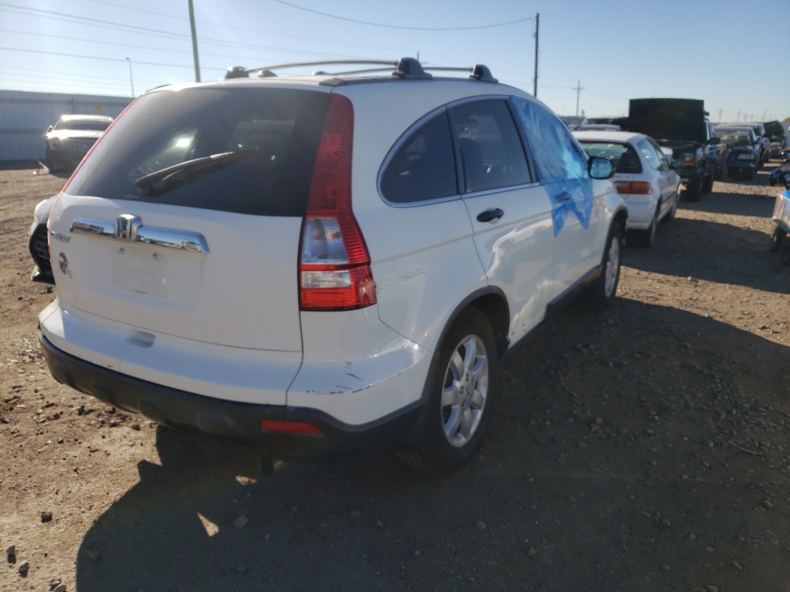 Photo 4 from auction – 2007 HONDA CR-V EX with VIN JHLRE48587C033629