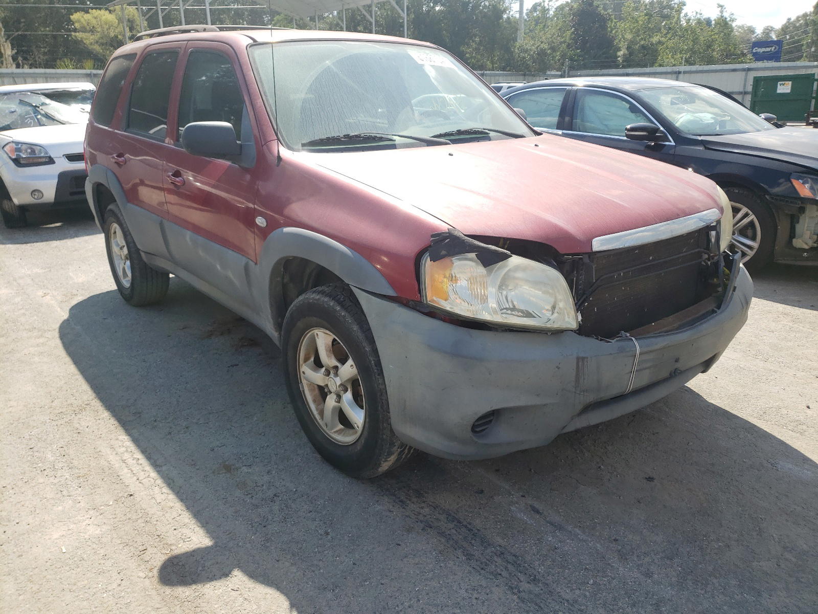 MAZDA TRIBUTE I 2006 with VIN 4F2YZ02Z46KM00600 - Photo from auction