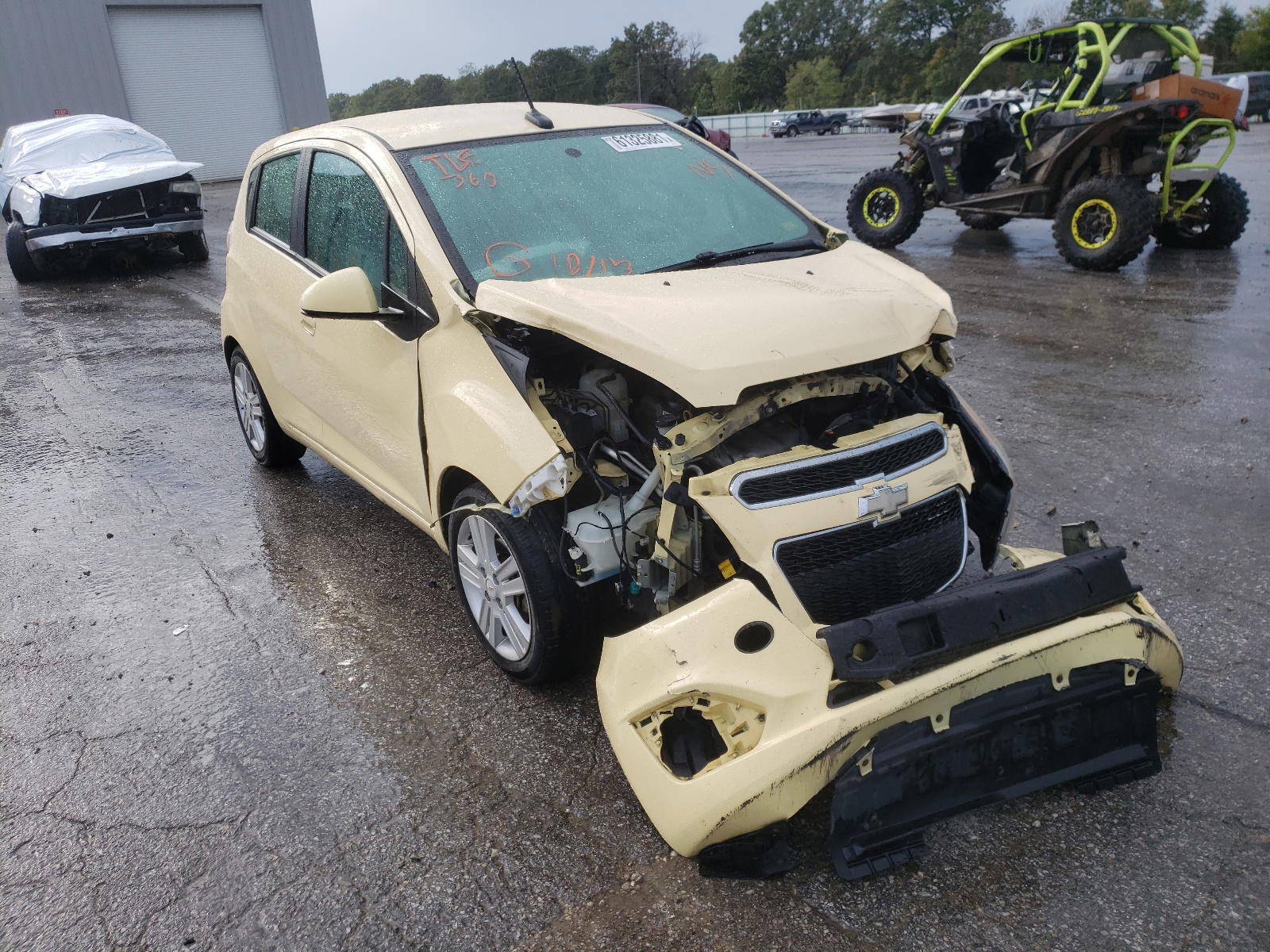 CHEVROLET SPARK 1LT 2013 with VIN KL8CD6S95DC547682 - Photo from auction