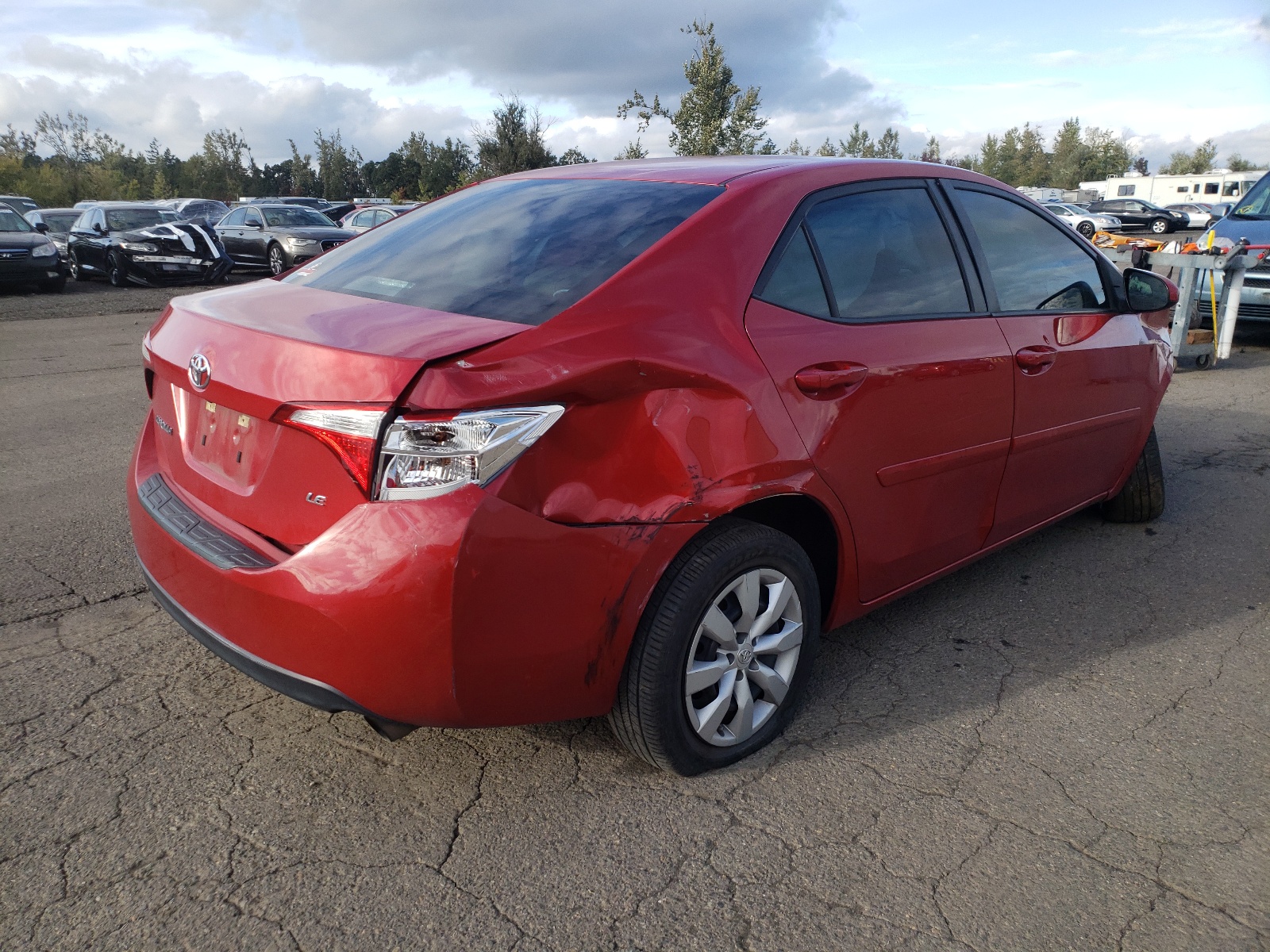 Photo 4 from auction – 2015 TOYOTA COROLLA L with VIN 5YFBURHE3FP204131